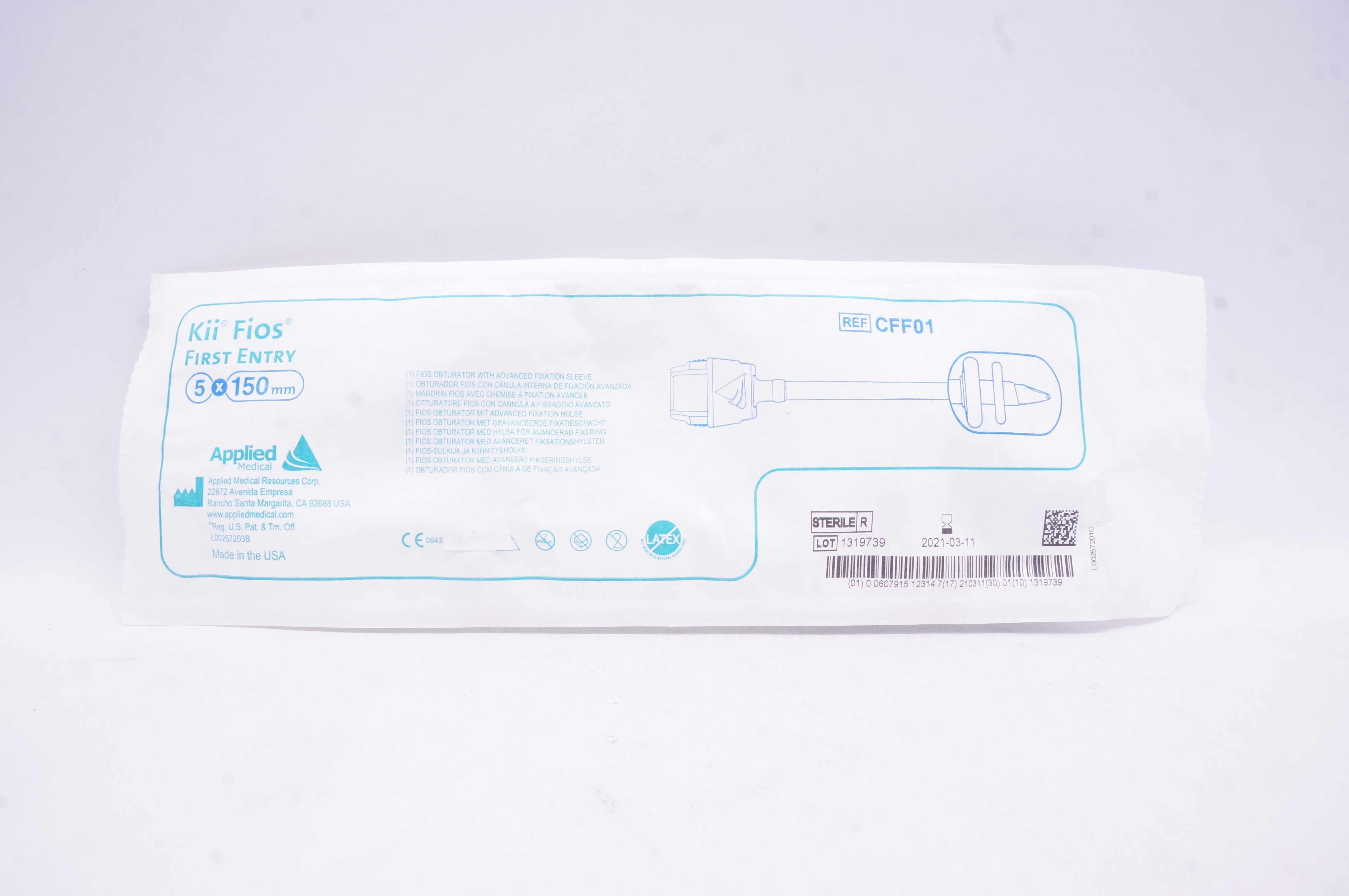 Applied Medical CFF01 Kii Fios First Entry 5 x 150mm (x)