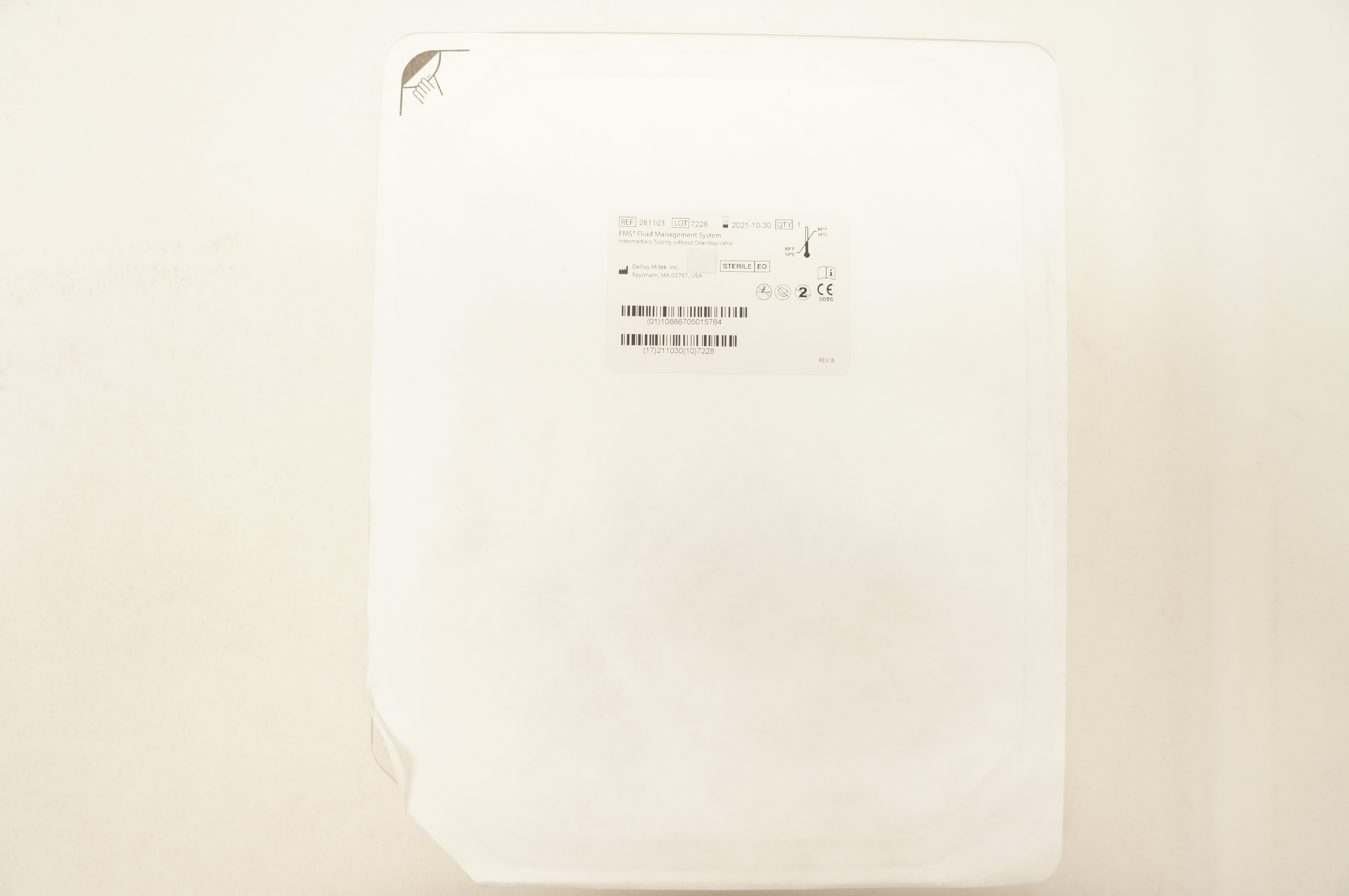 DePuy 281103 FMS Fluid Management System Intermediary Tubing (x)