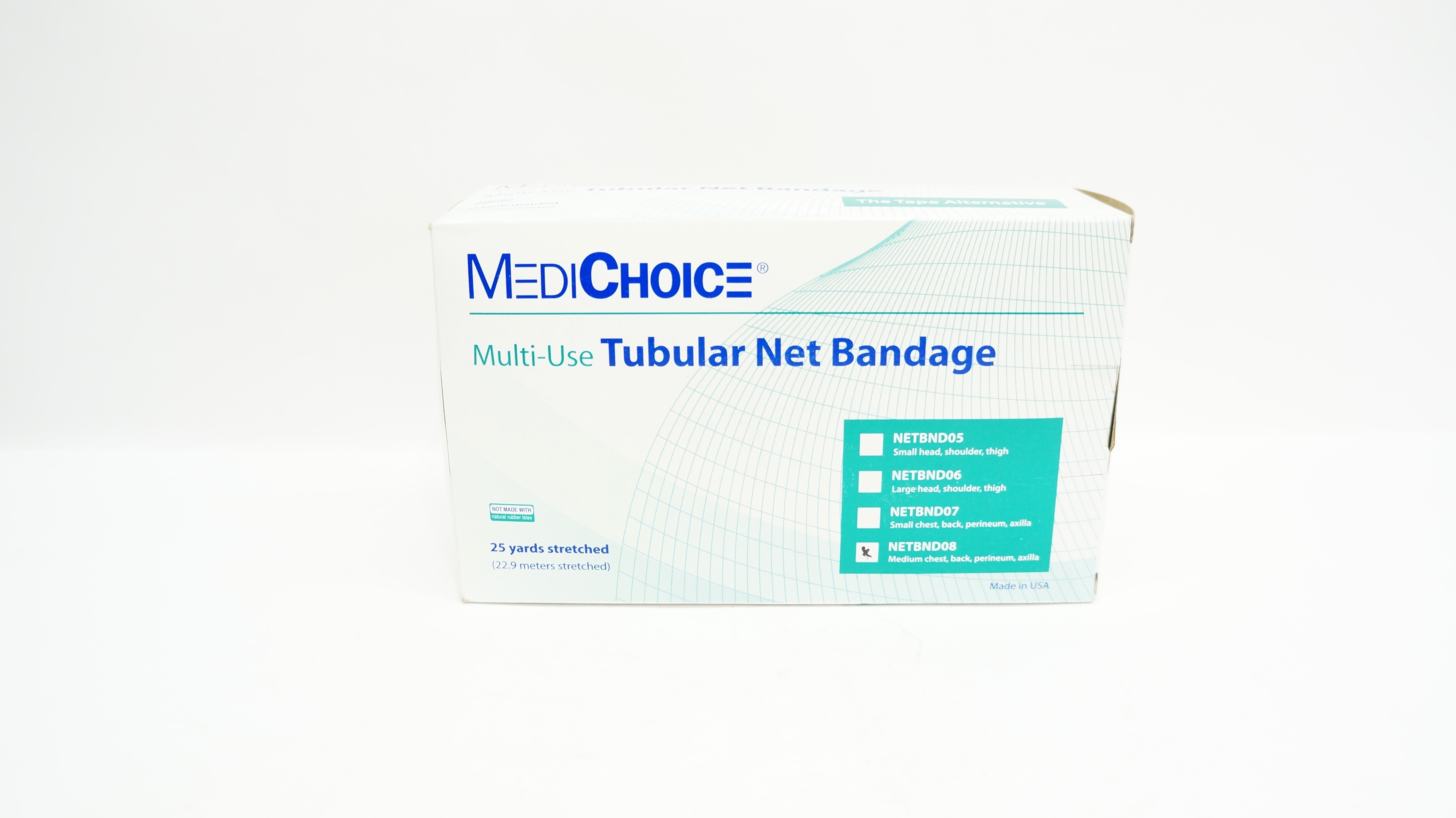 MediChoice NETBND08 Multi-Use Tubular Net Bandage 25yards Medium 25yrds