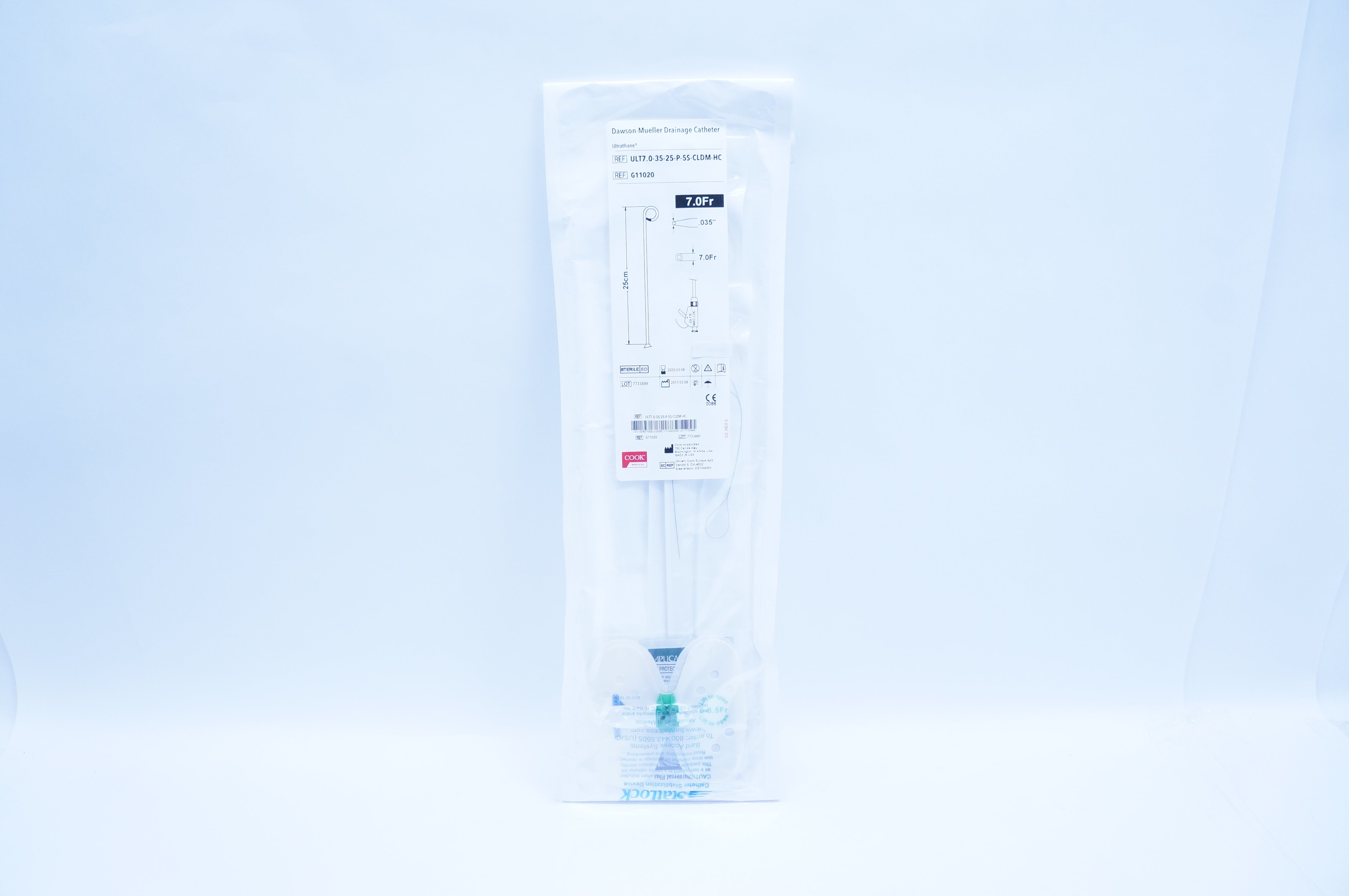 Cook Medical G10436 Ultrathane Dawson-Mueller Drainage Cath. 14.0Fr. x 25cm (x)
