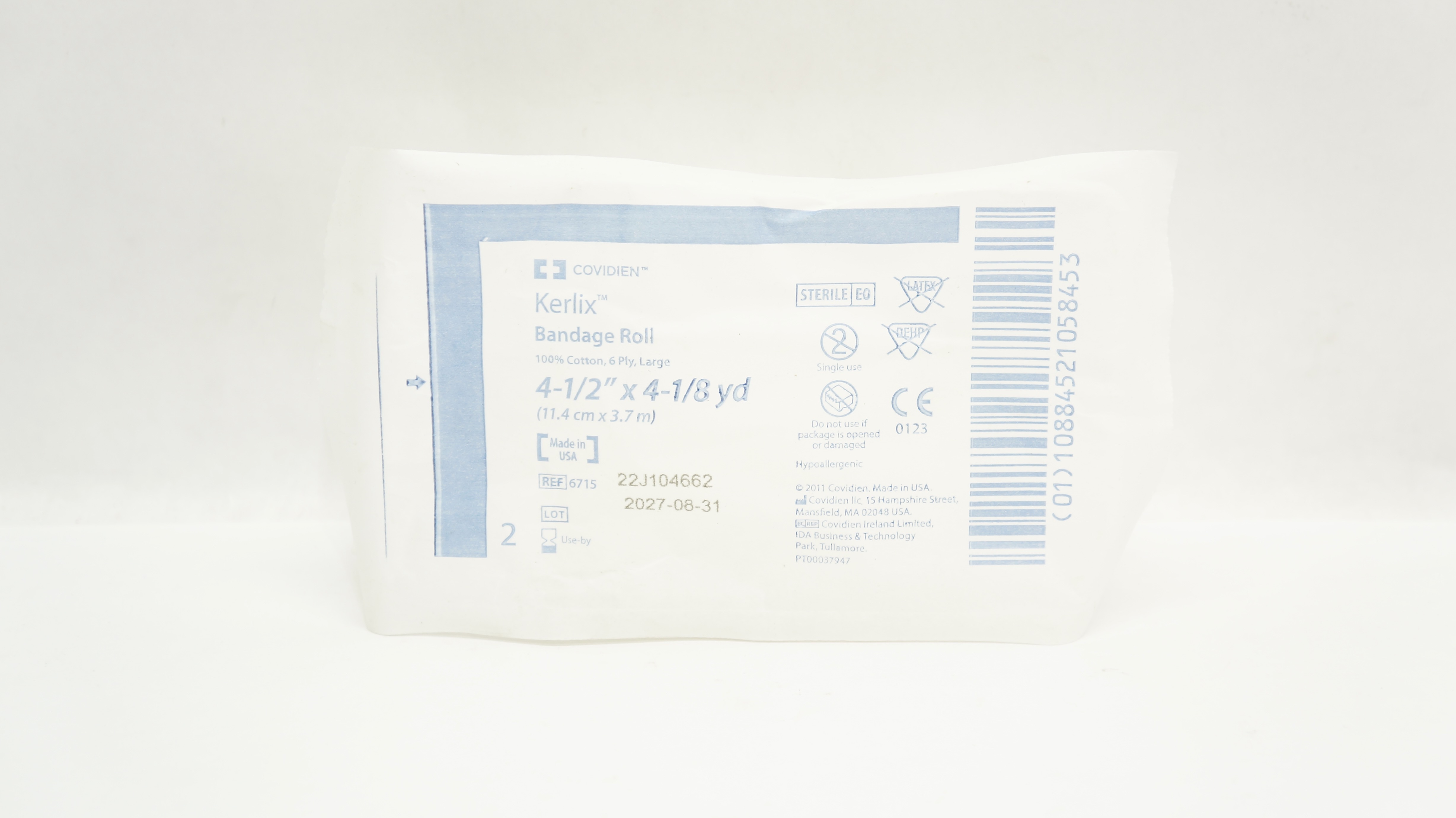 Covidien 6715 Kerlix Bandage Roll 6-Ply, Large 4-1/2inch x 4-1/8yd