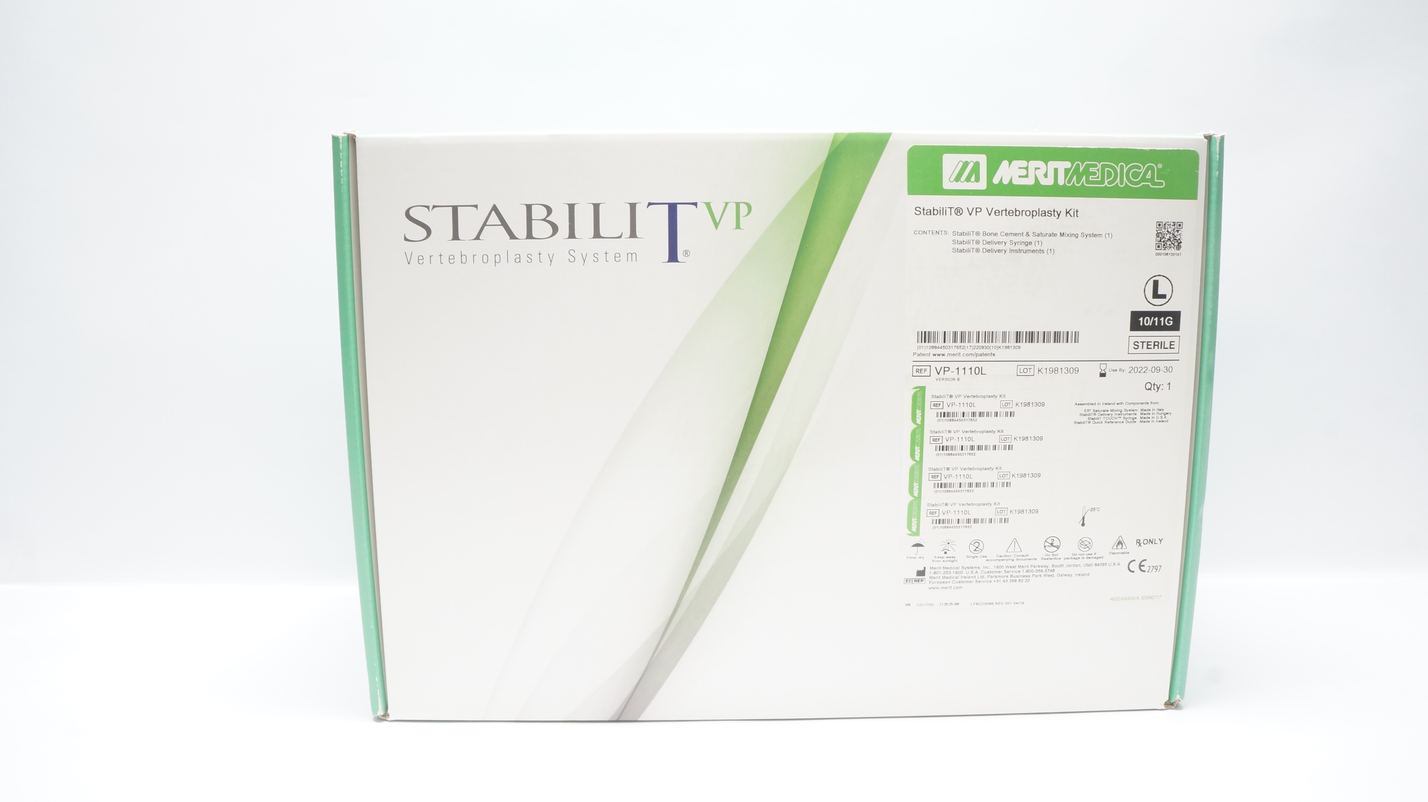 MeritMedical  VP-1110L StabiliT VP Vertebroplasty Kit, L, 10/11G (x)