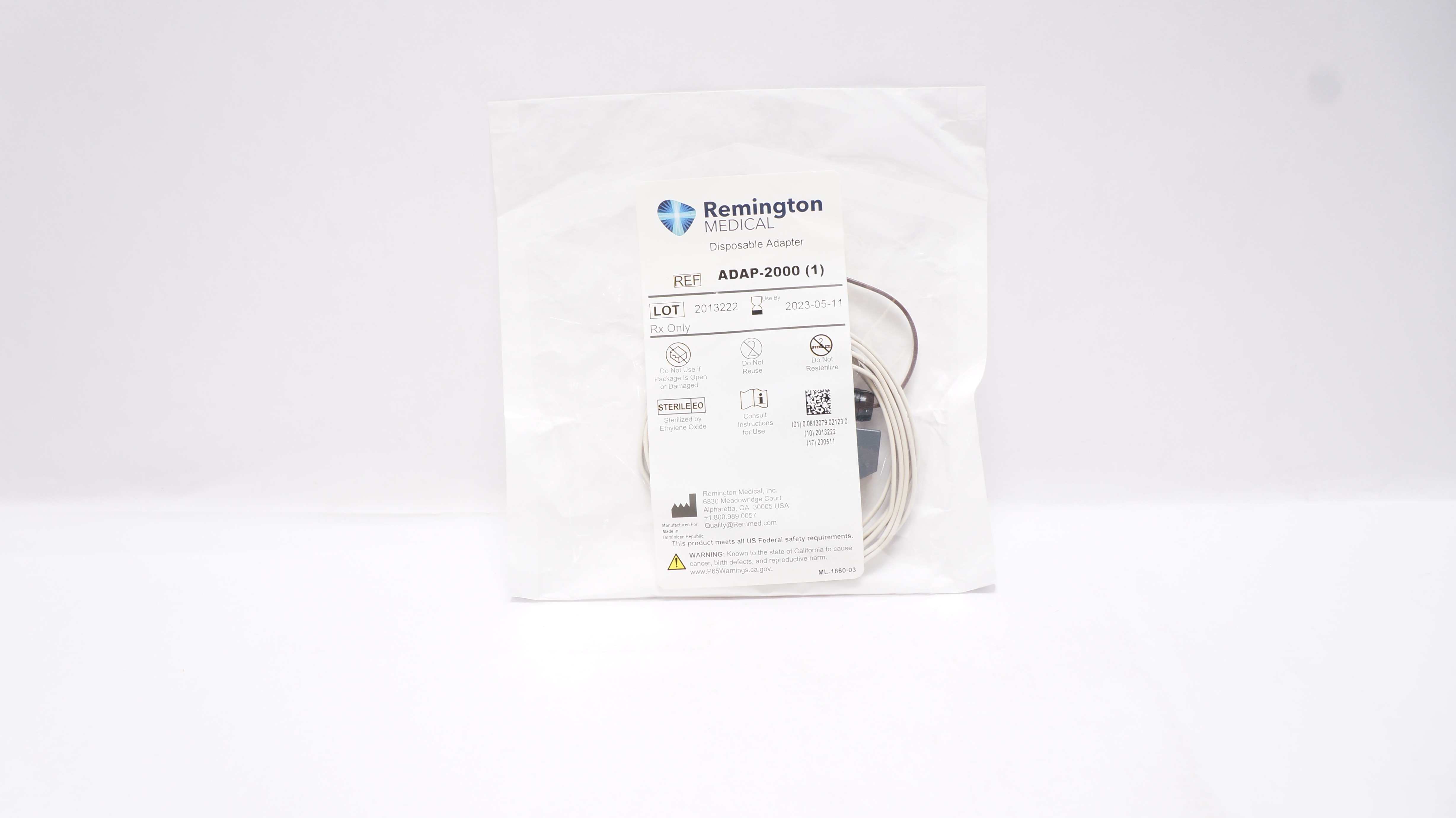 Remington Medical ADAP-2000 Disposable Adapter (x)
