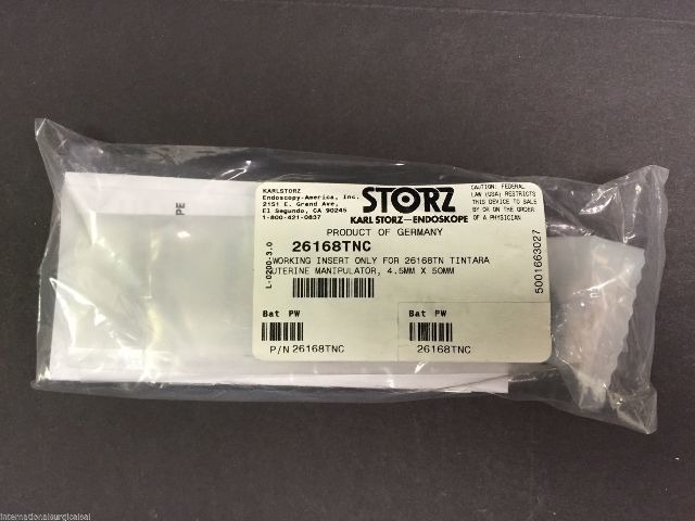 Karl Storz 26168TNC Working Insert Only For 26168TN Tintara Uterine Manipulator