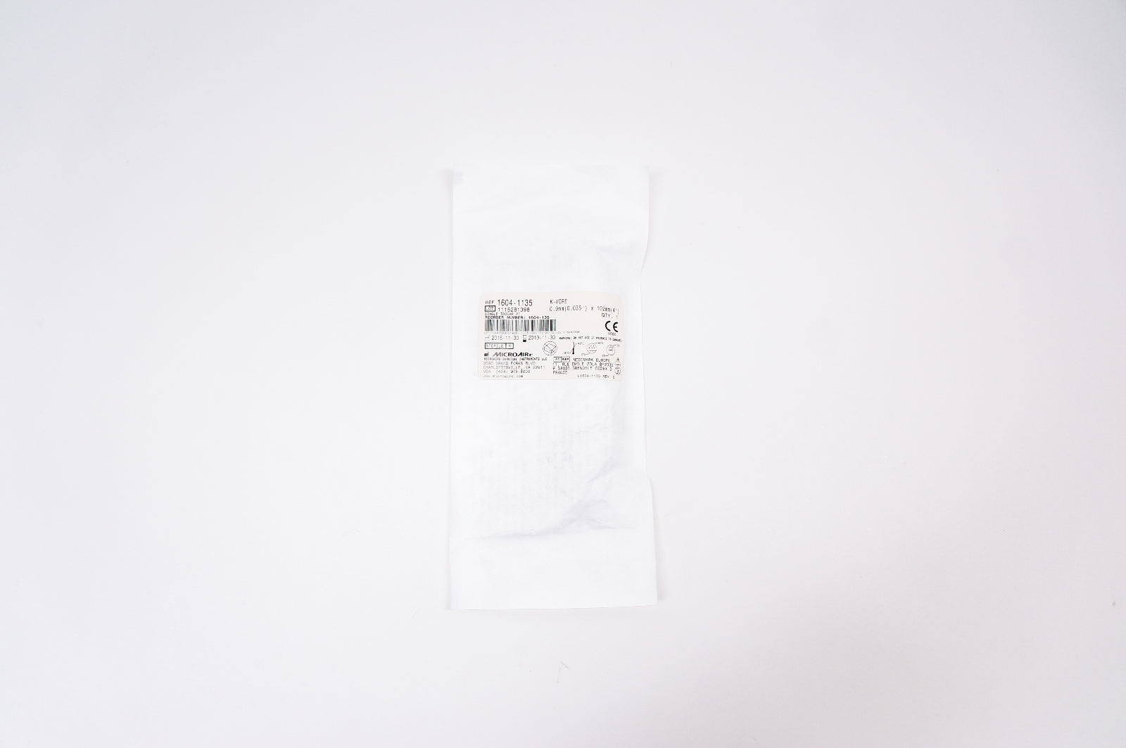 MicroAire 1604-1135 K-Wire 0.9mm x 102mm (x)