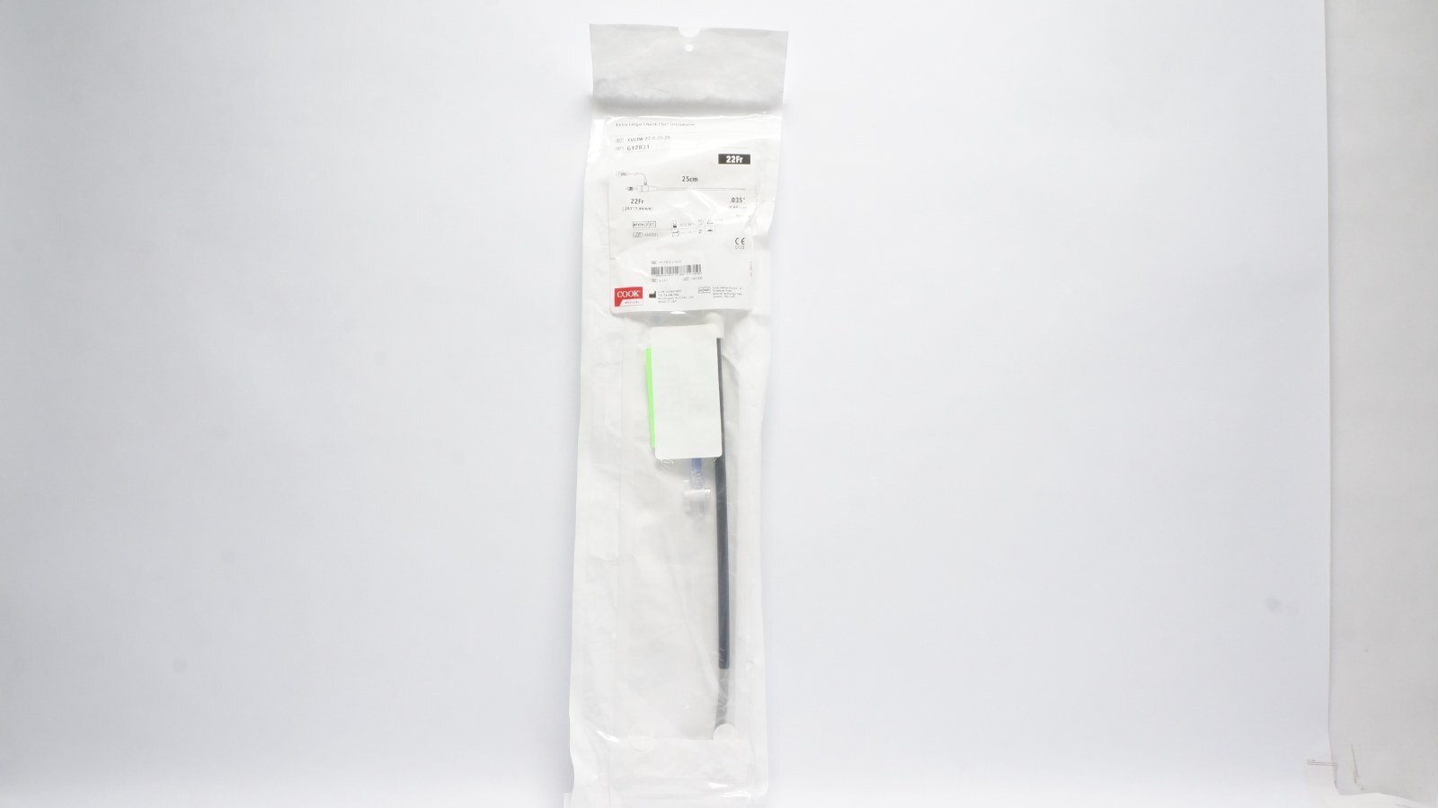 Cook Medical G12831 Extra Large Check-Flo Introducer 22Fr 25cm