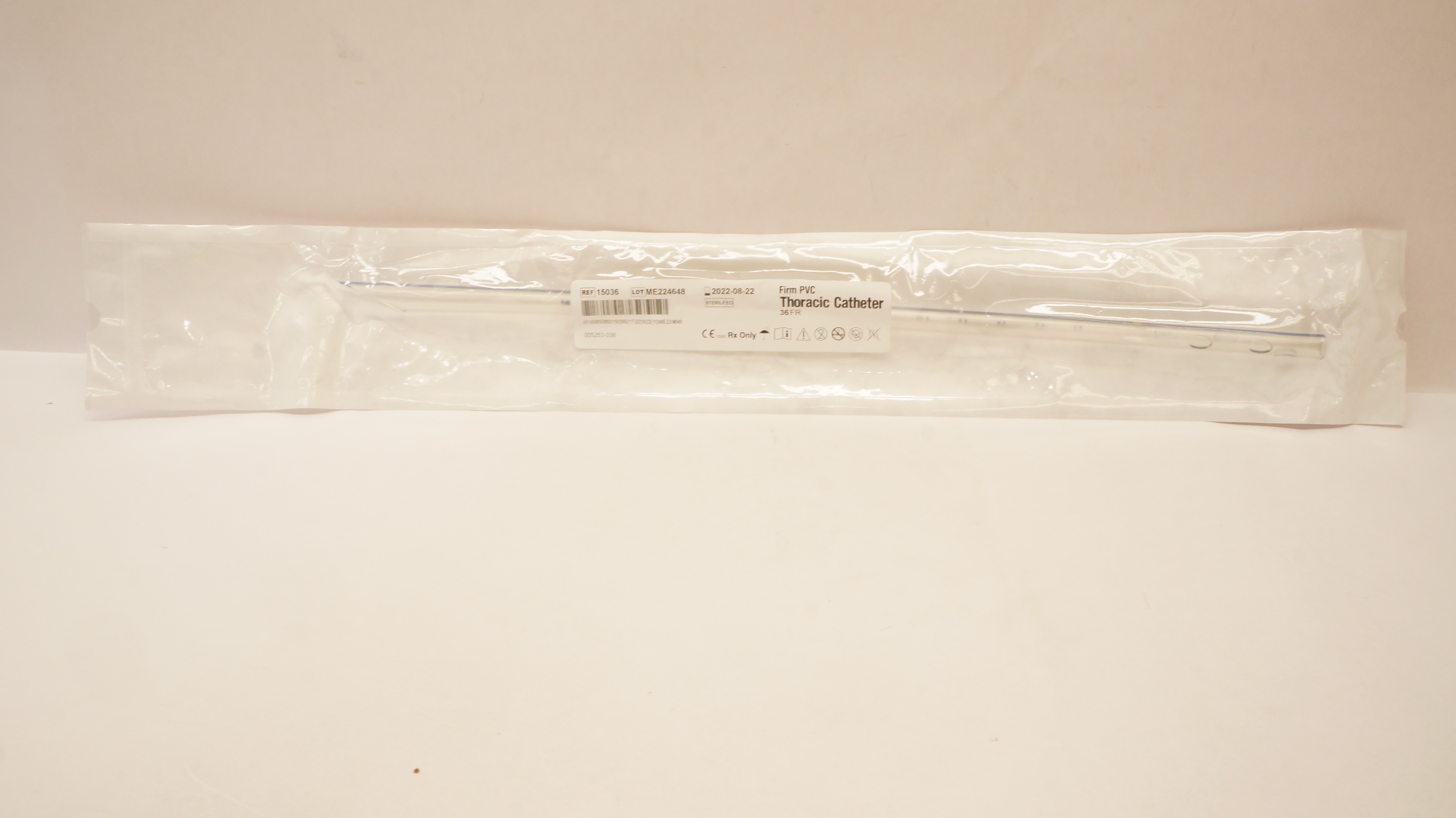 Atrium 15036 Firm PVC Thoracic Cath. 36 Fr. (x)