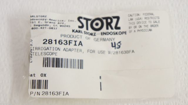 Karl Storz 28163FIA Irrigation Adapter for use with 28163BFA telescope