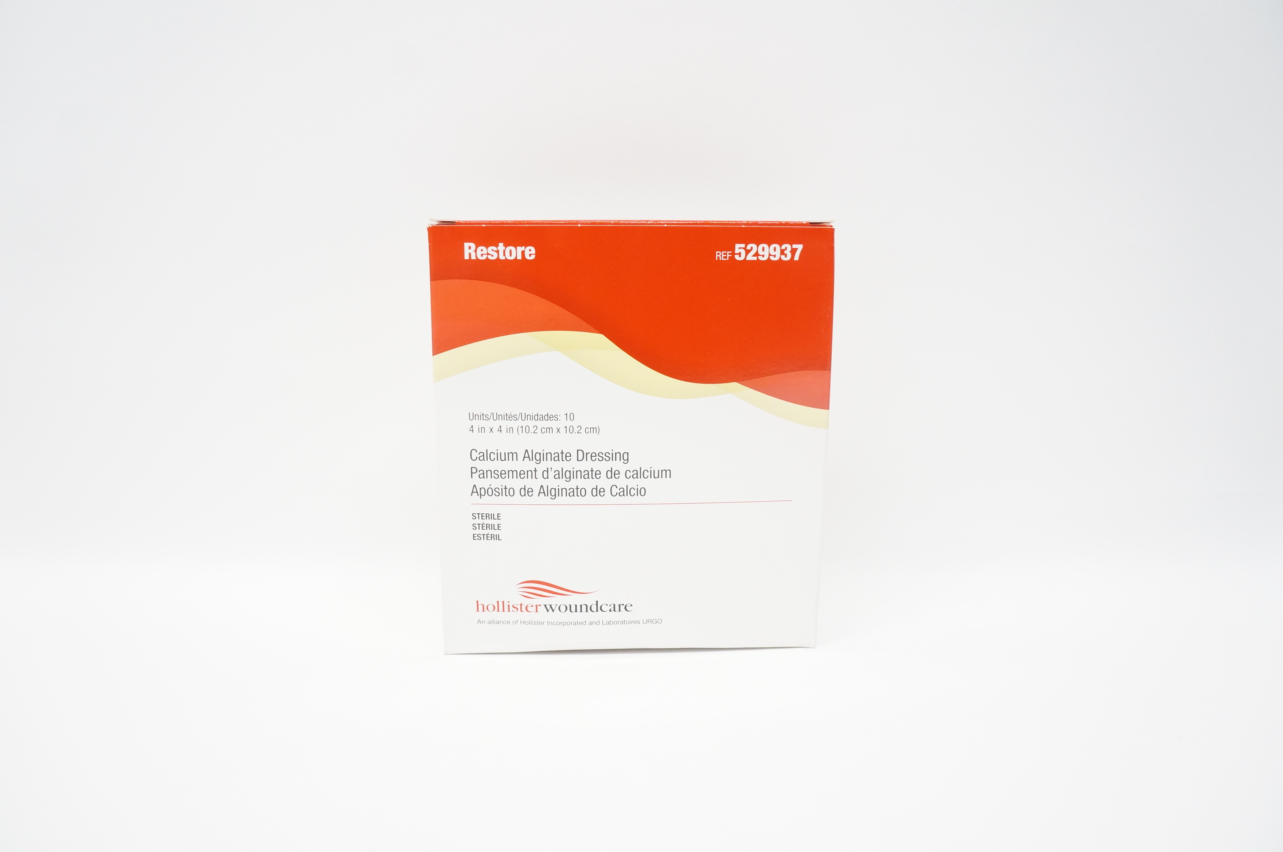 Hollister 529937 Restore Calcium Alginate Dressing 4inch x 4inch - Box of 10