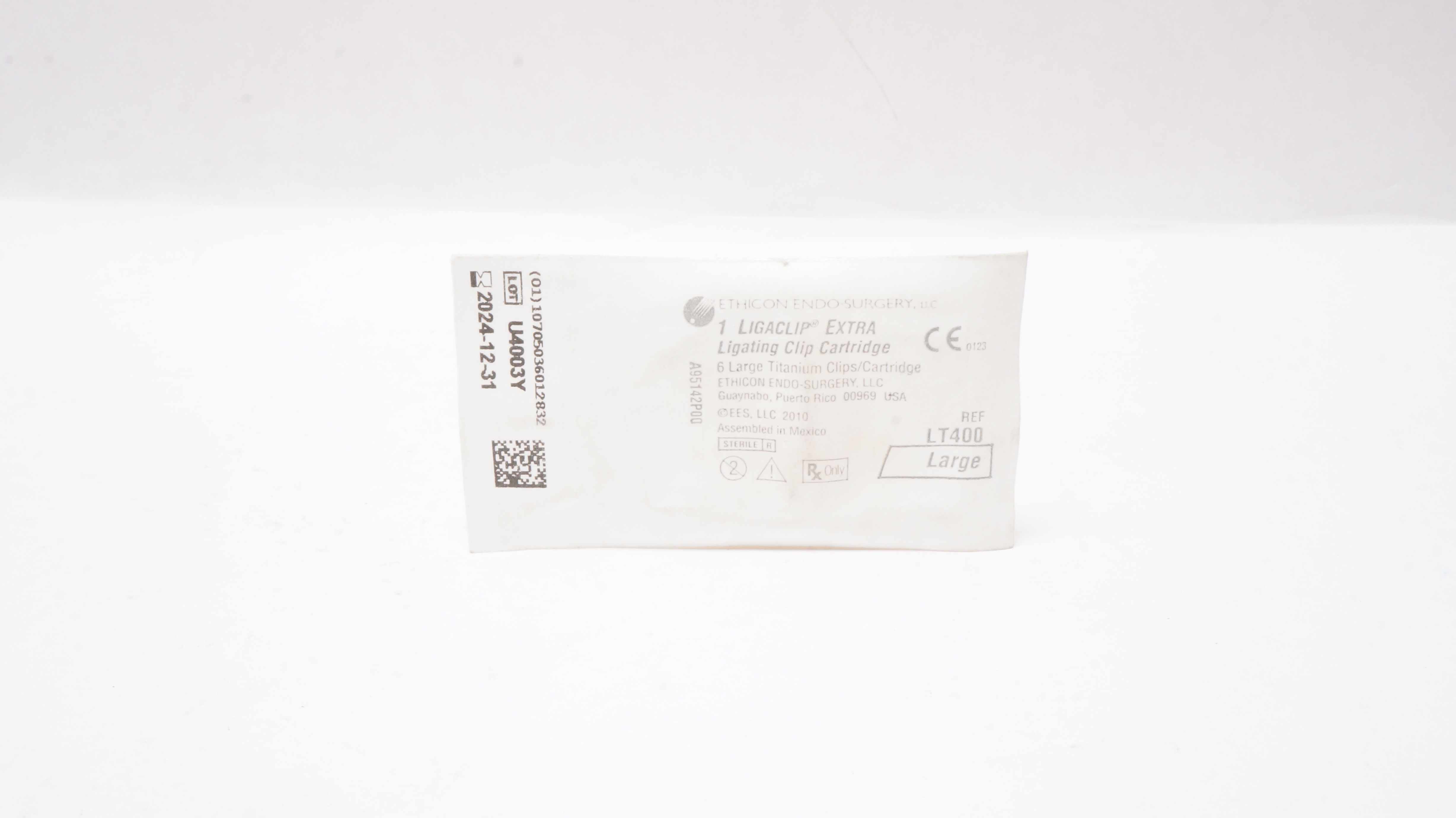 Ethicon LT400 1 Ligaclip Extra Ligating Clip Cartridge Large