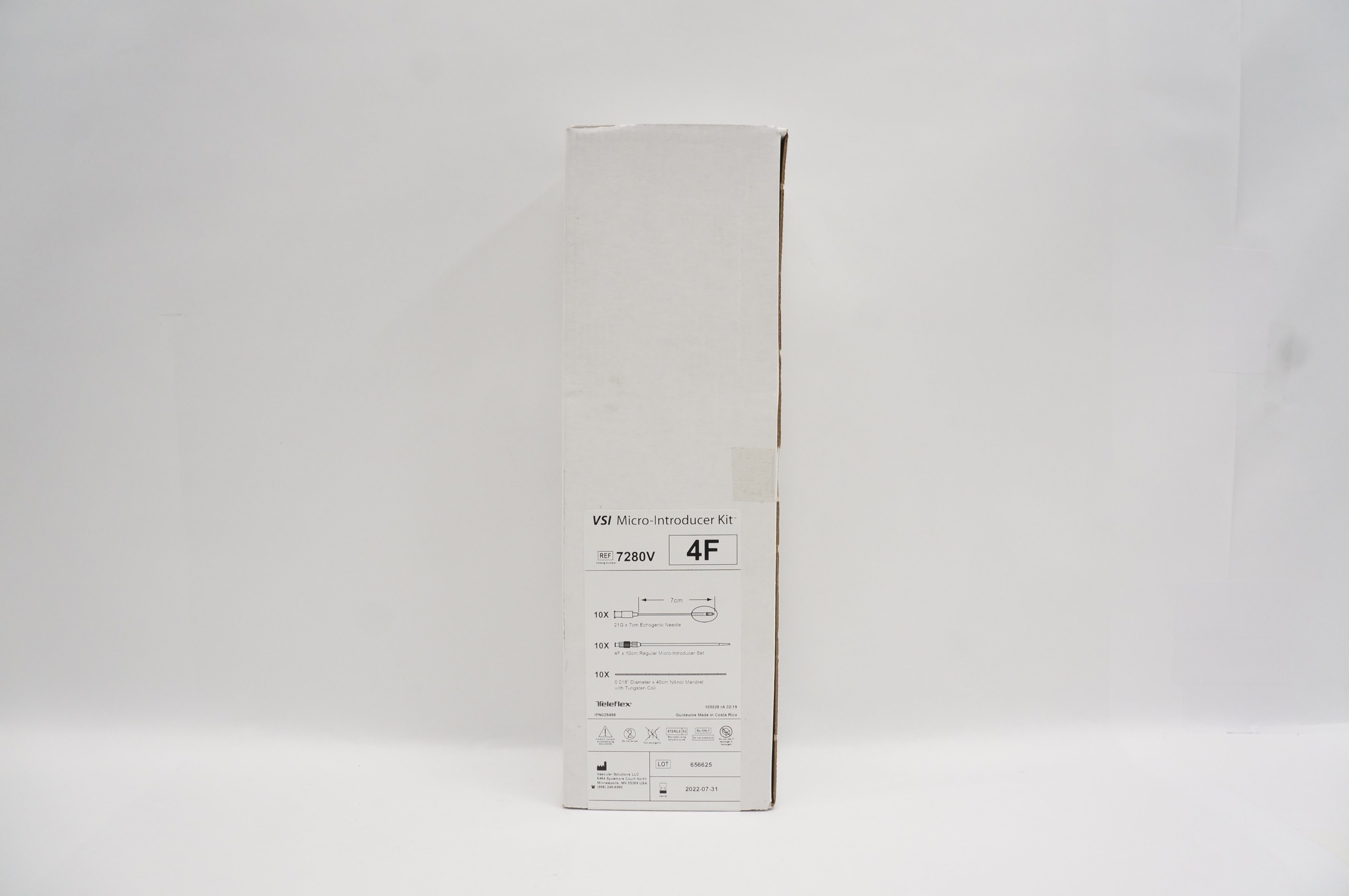 Teleflex 7280V VSI Micro-Introducer Kit 4F - Box of 10