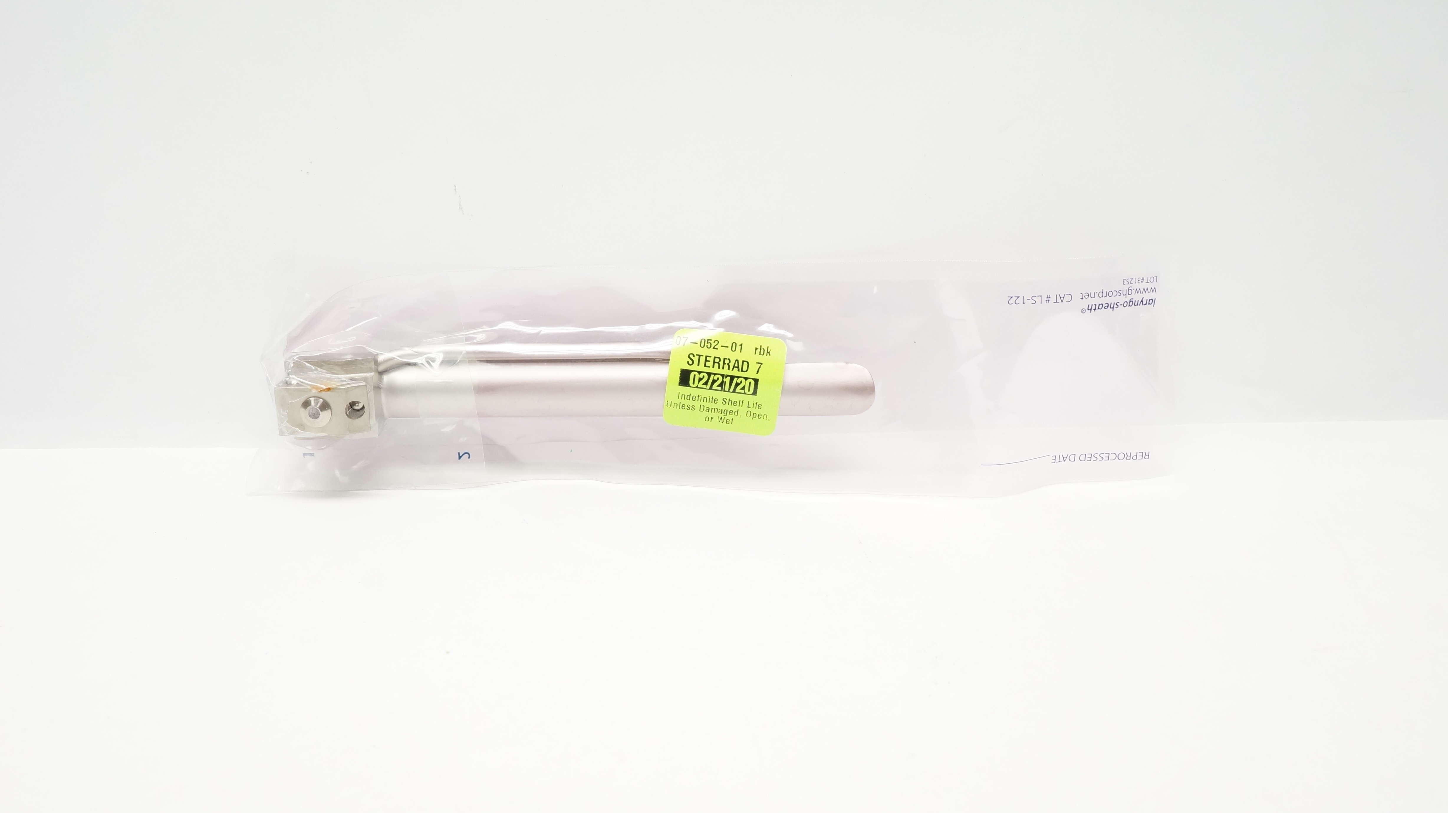 GHS LS-122 Laryngo-Sheath Blade Laryngoscope FiberOptic Miller 1-000