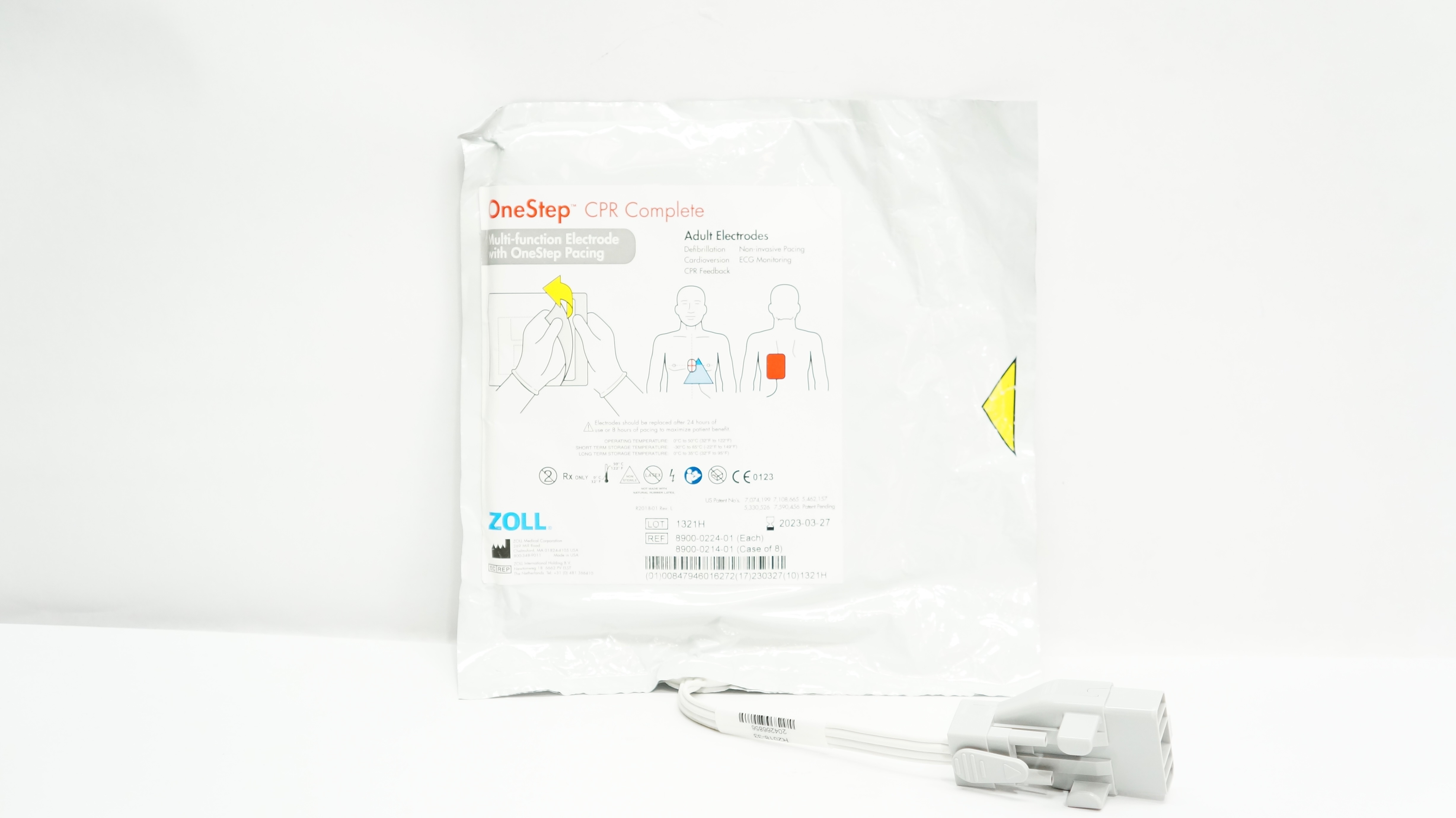 Zoll 8900-0224-01 OneStep CPR Complete Adult Multi-Function Electrodes (x)