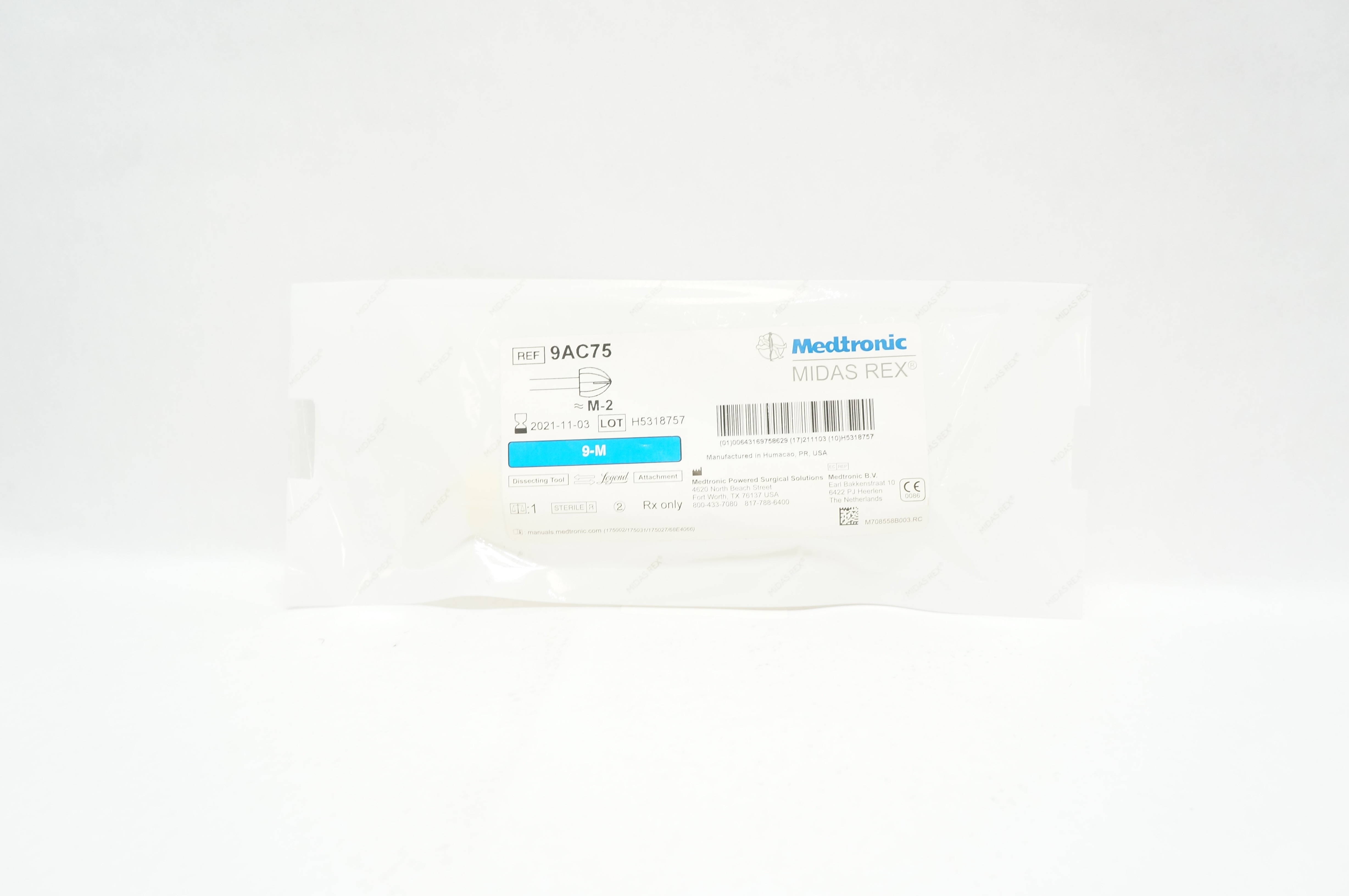 Medtronic 9AC75 MIDAS REX Dissecting Tool 9-M, M-2 (x)