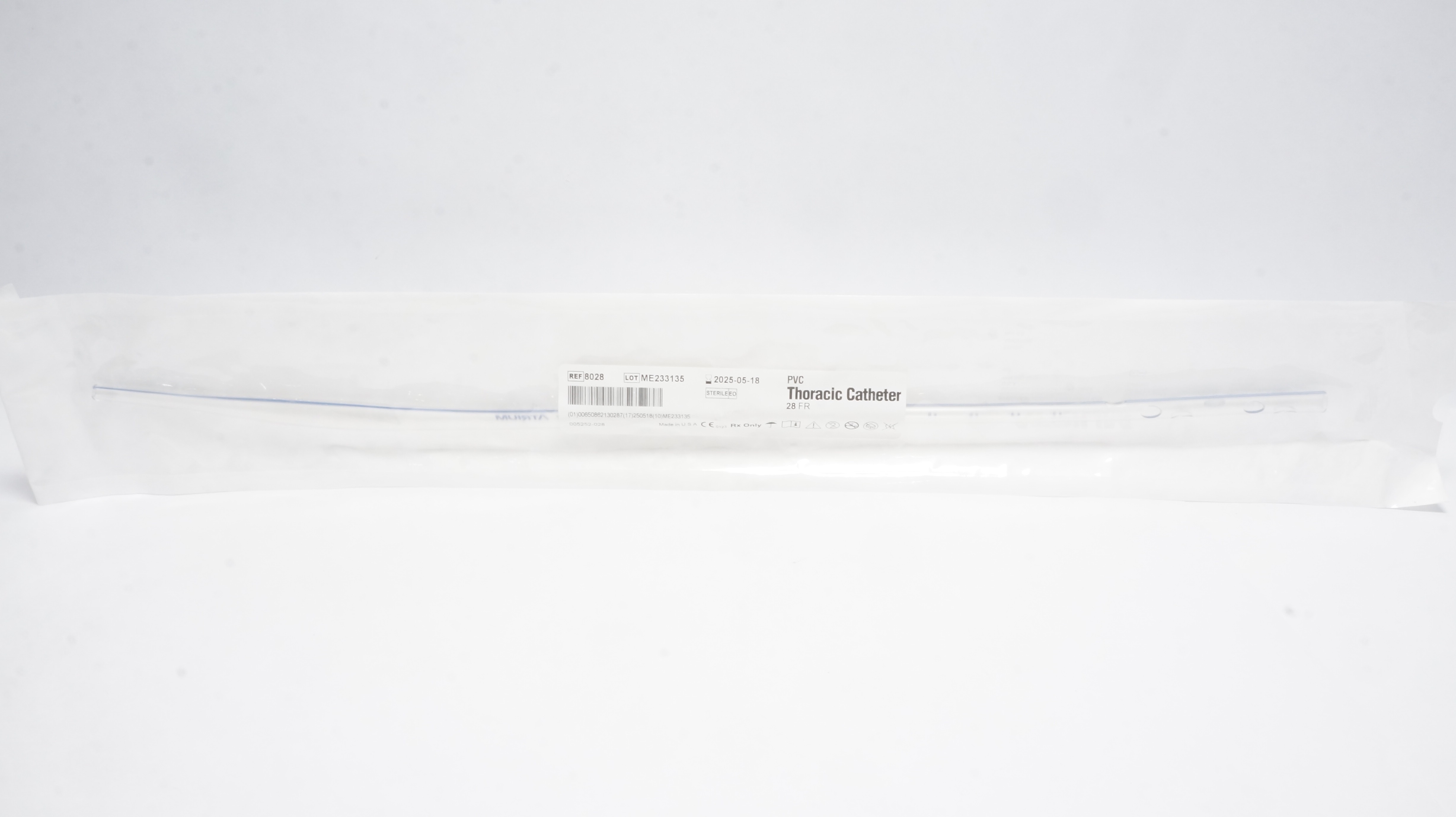Atrium 8028 PVC Thoracic Cath. 28Fr (x)