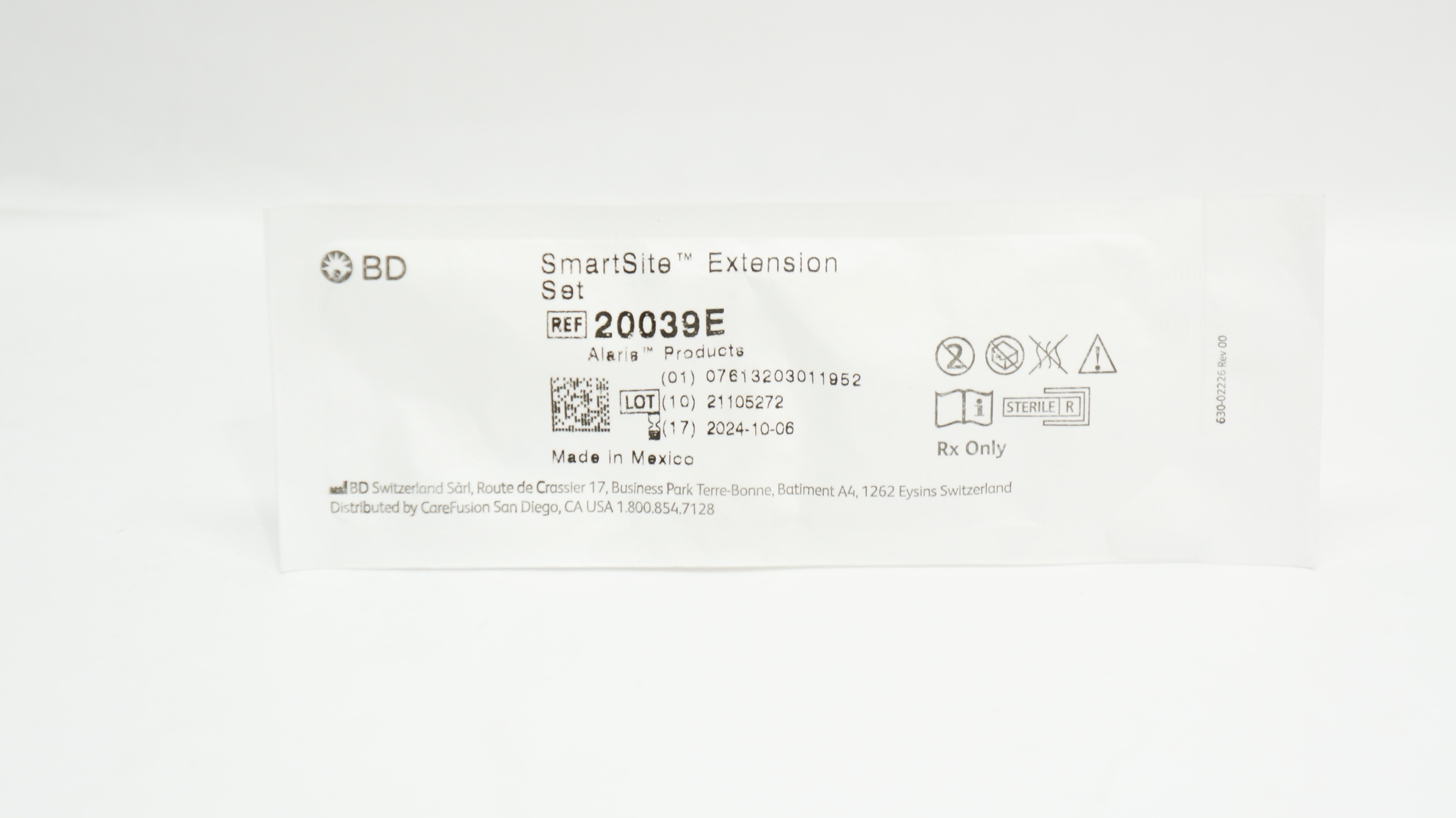 BD 20039E SmartSite Extension Set
