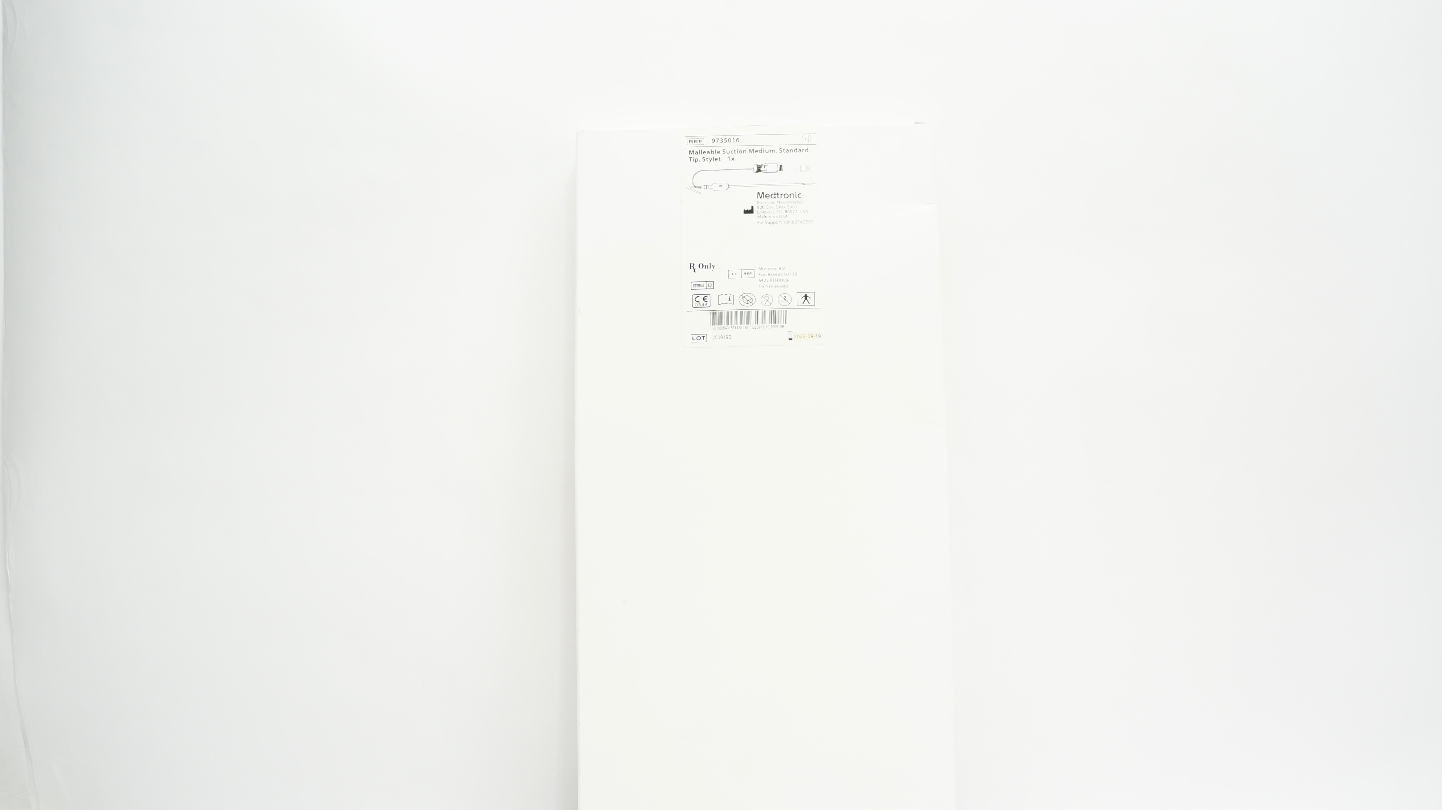 Medtronic 9735016 Malleable Suction Medium Standard Tip Stylet (x)