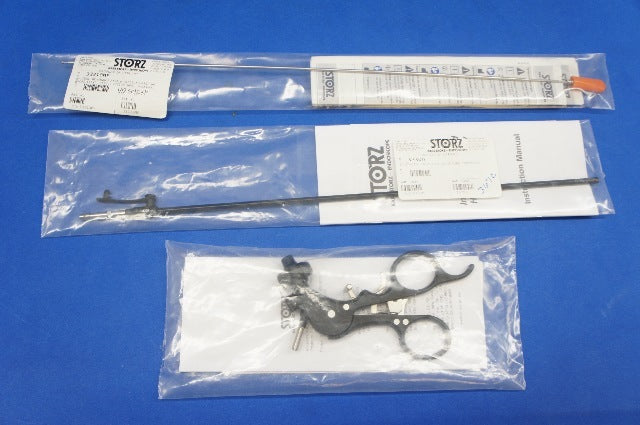 Karl Storz 33326MF Click Line MANHES Dissecting and Grasping Forceps, Size 5 mm, Length 36 cm
