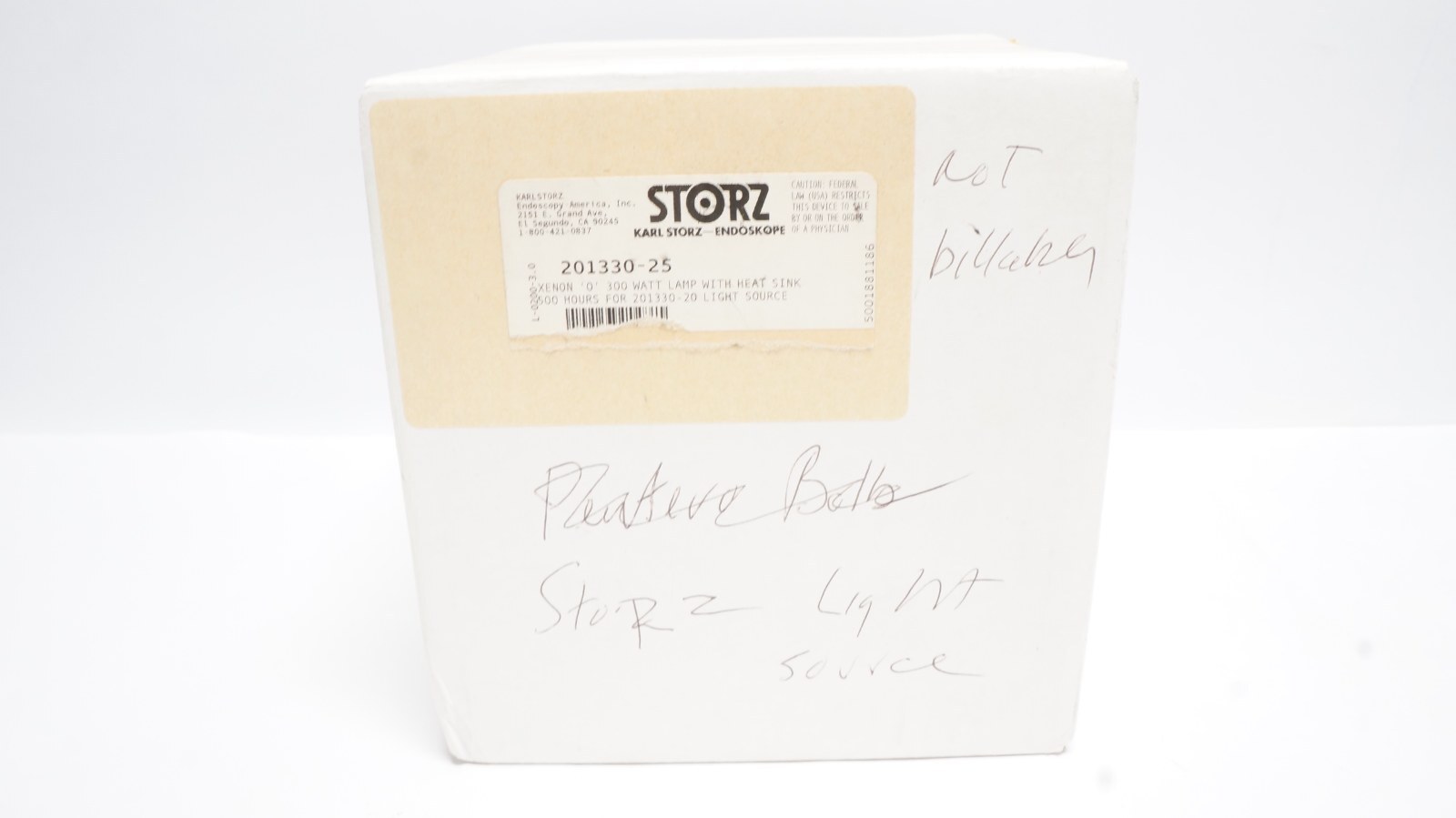 Karl Storz 201330-25 Xenon 'O' 300W Lamp with Heat Sink
