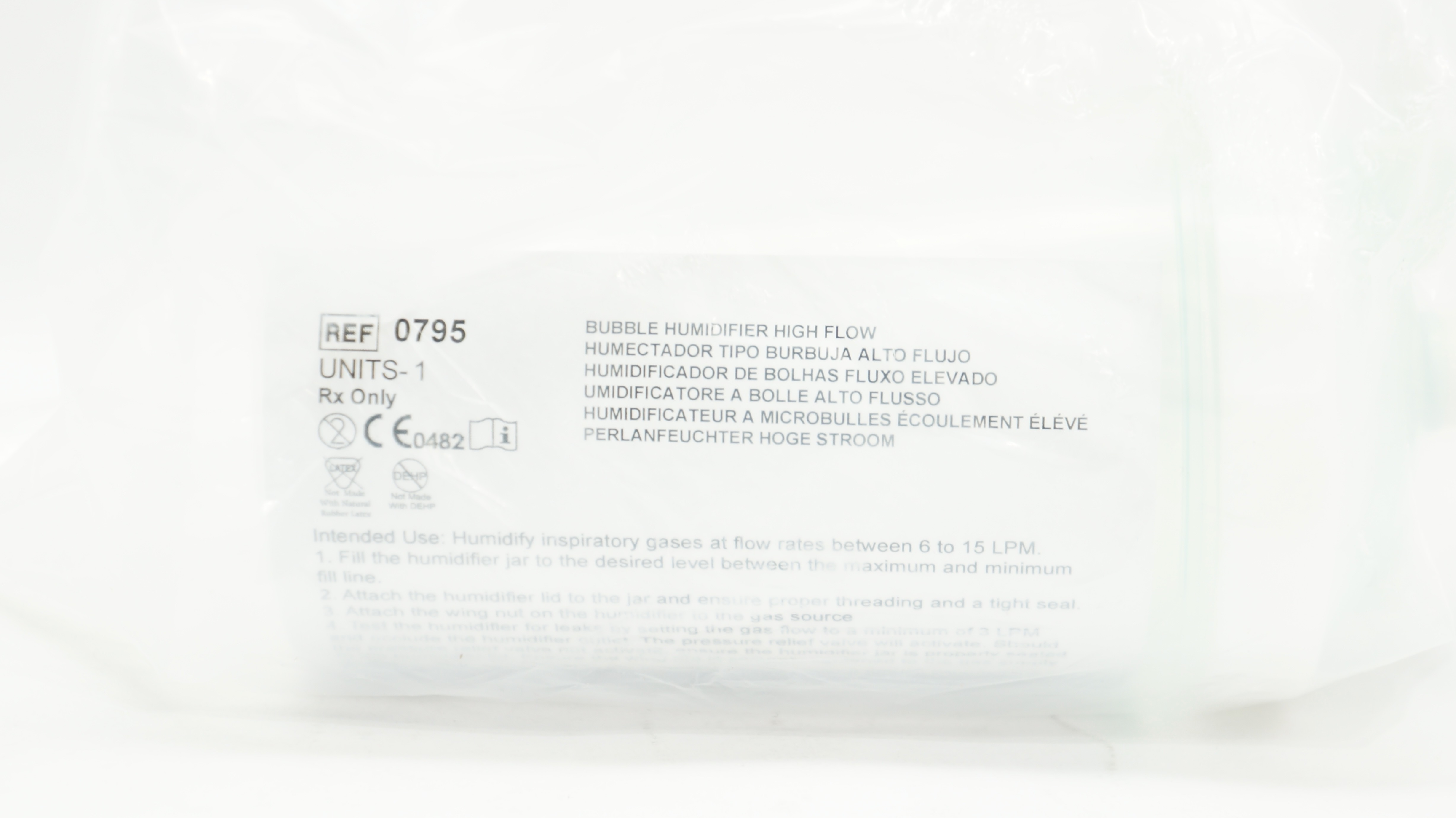 Westmed 0795 High Flow Bubble Humidifier