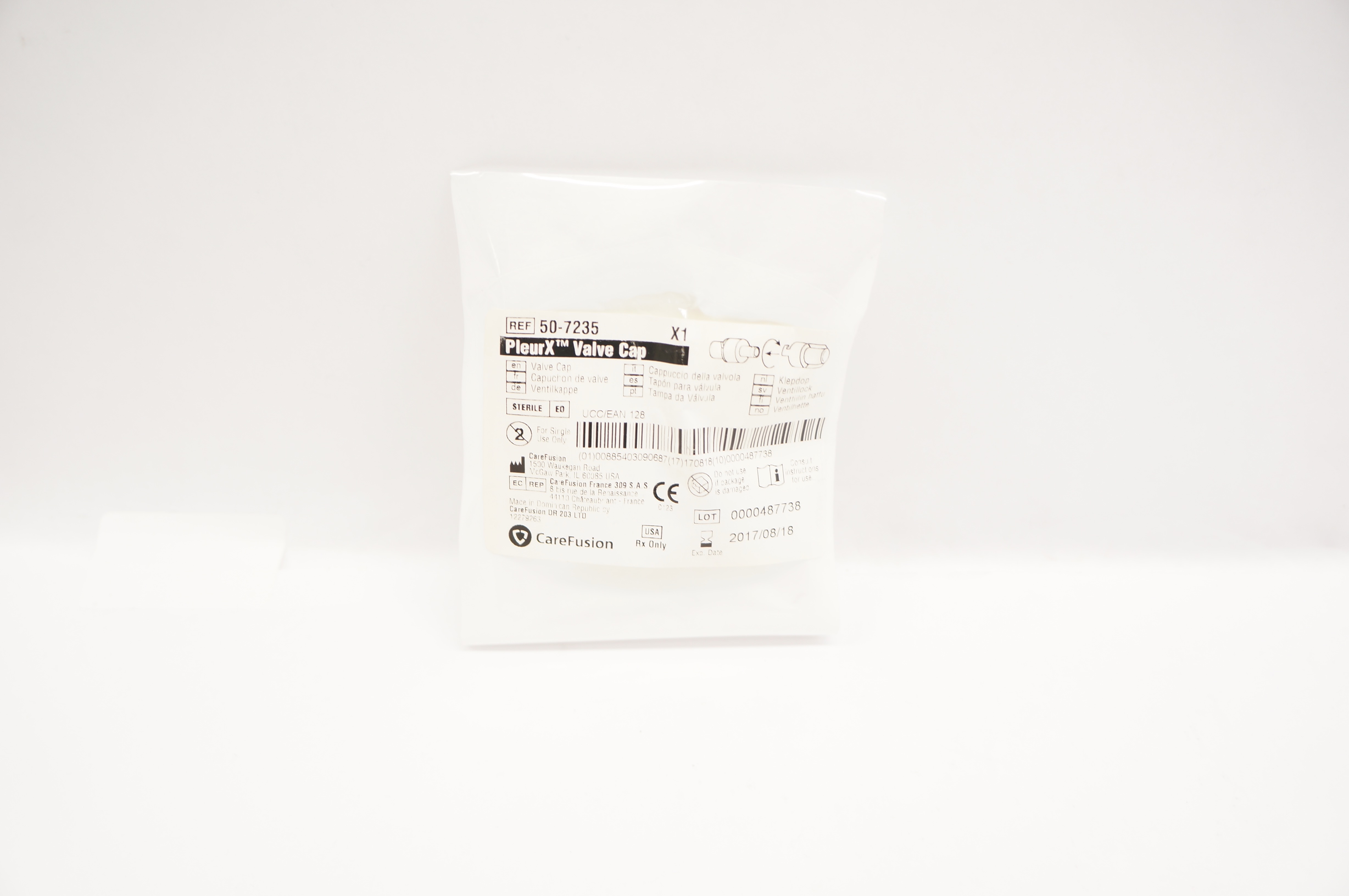 CareFusion 50-7235 PleurX Valve Cap (x)