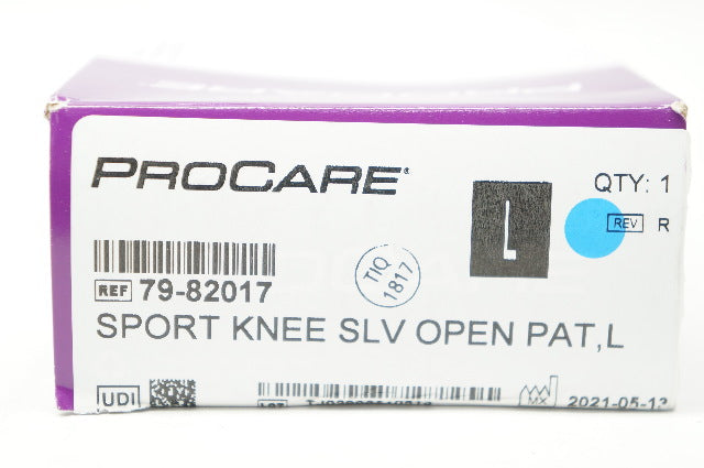 DJO 79-82017 Procare Sport Knee SLV Open Pat L