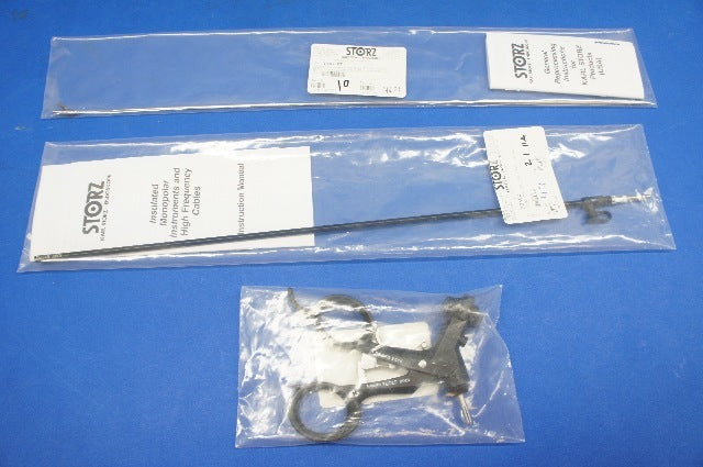 Karl Storz 33456MS Click Line MANHES Dissecting and Grasping Forceps, Size 5 mm
