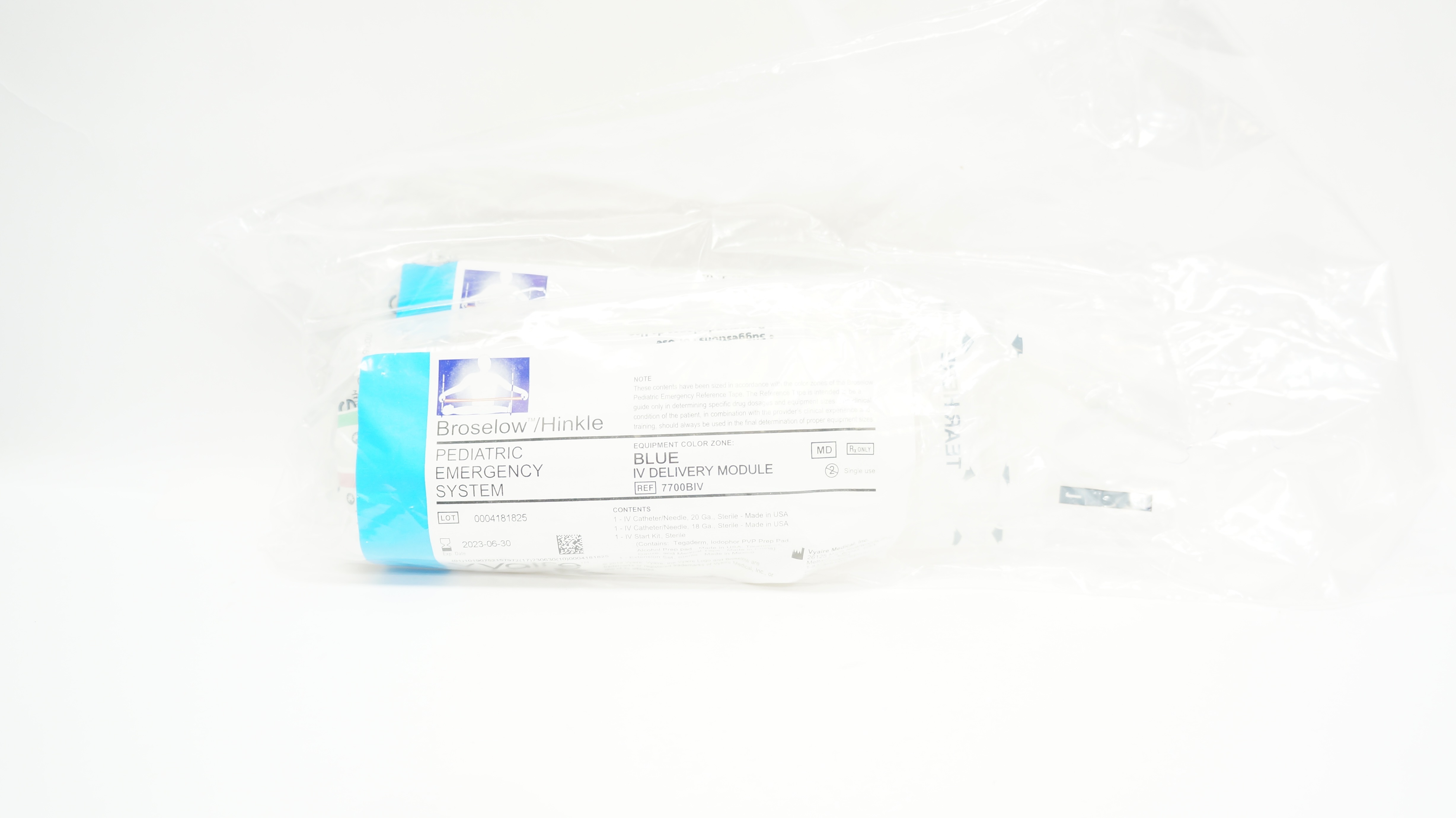 Vyaire 7700BIV Broselow/Hinkle Pediatric Emergency System, IV Delivery Module(x)