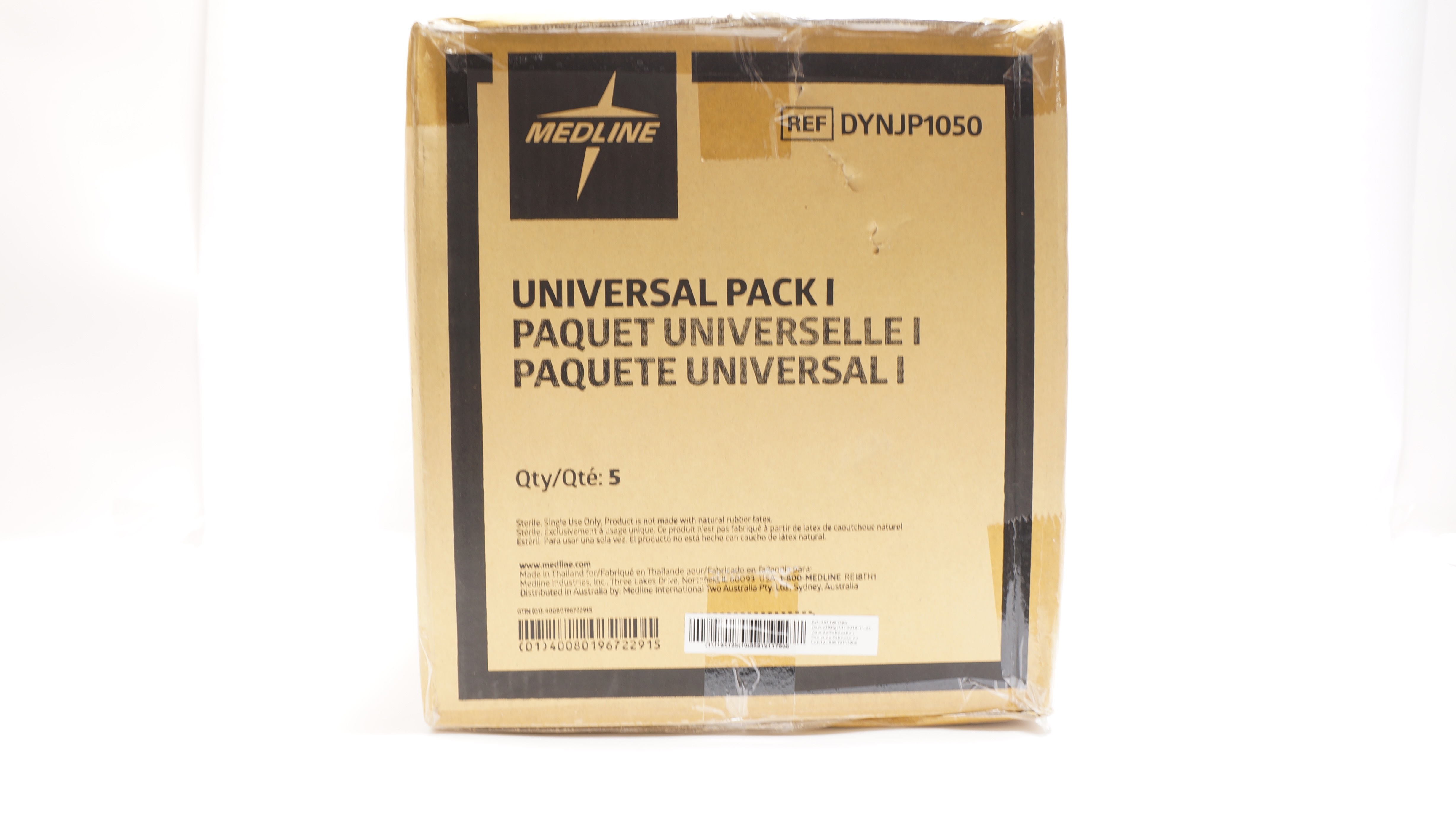 Medline DYNJP1050 Universal Pack I - Case of 5