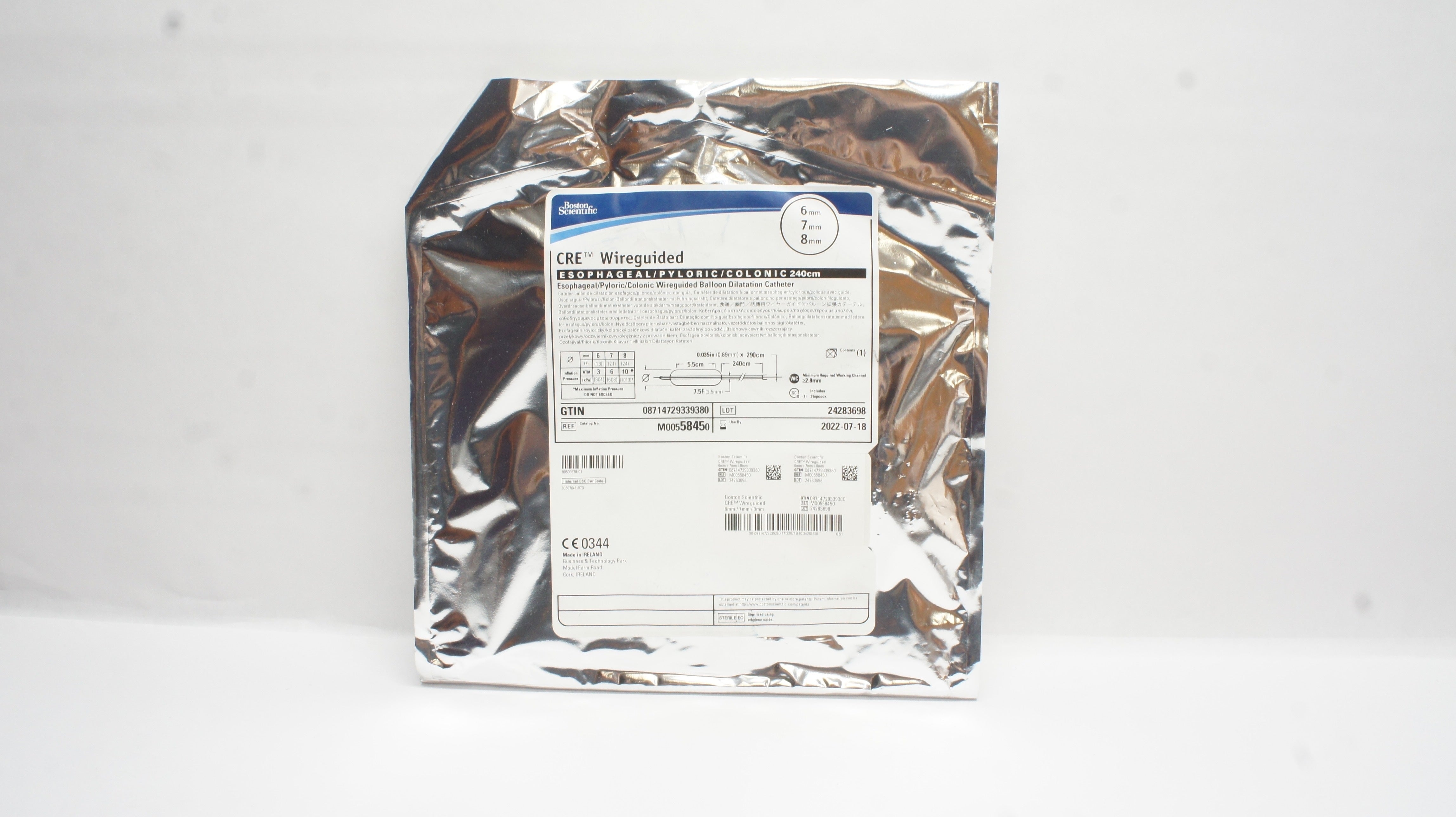 Boston Scientific 5845 CRE Wireguided 6mmx7mmx8mm ~ Exp.