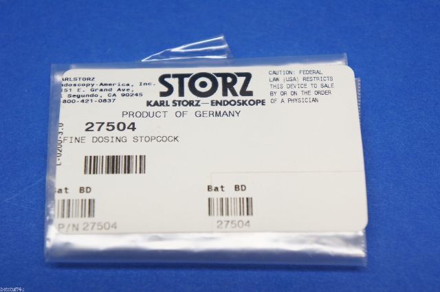 Karl Storz 27504 Fine Dosing Stopcock
