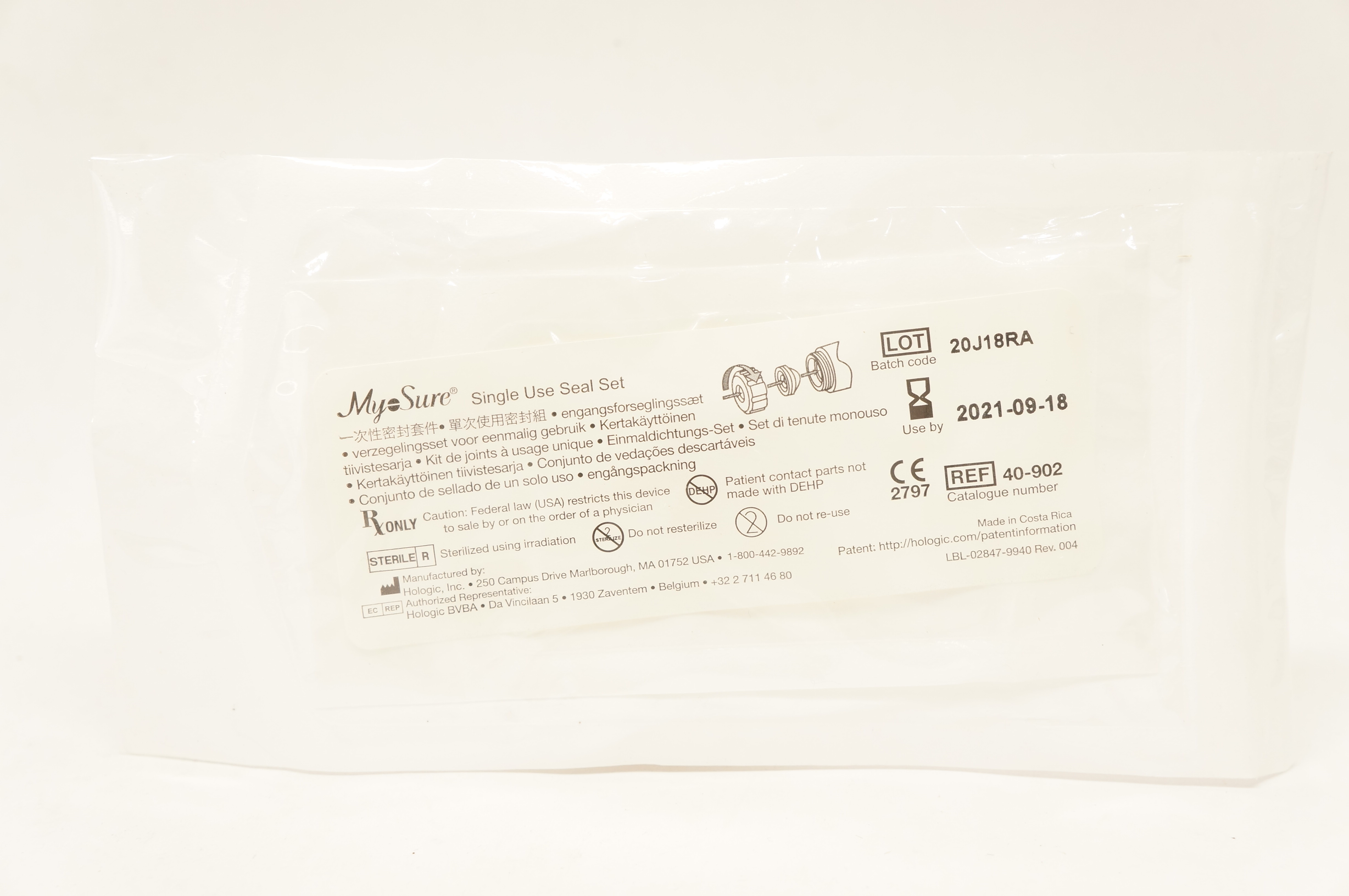 Hologic 40-902 MyoSure Single Use Seal Set (x)