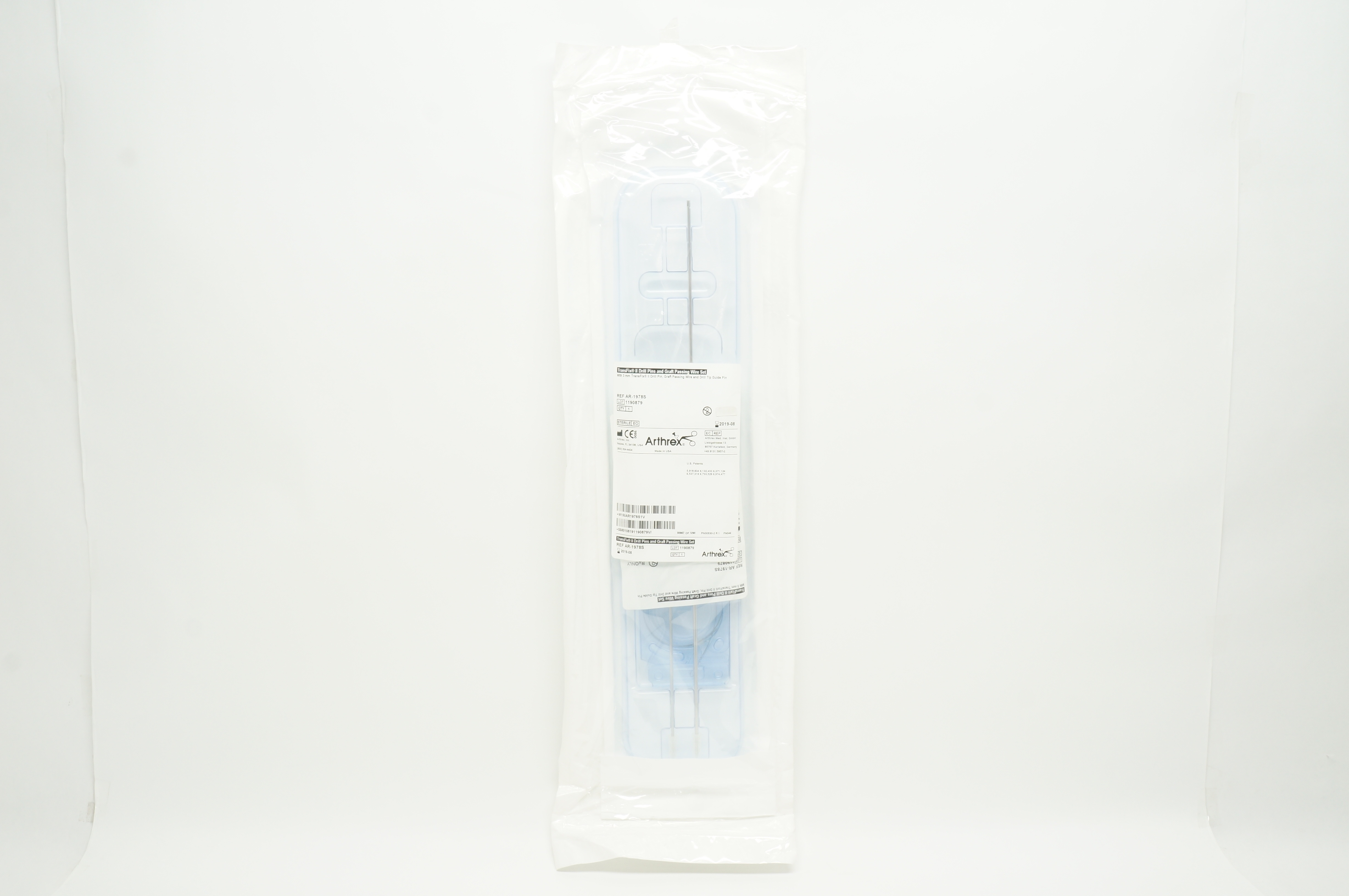 Arthrex AR-1978S TransFix II Drill Pins and Graft Passing Wire Set (x)