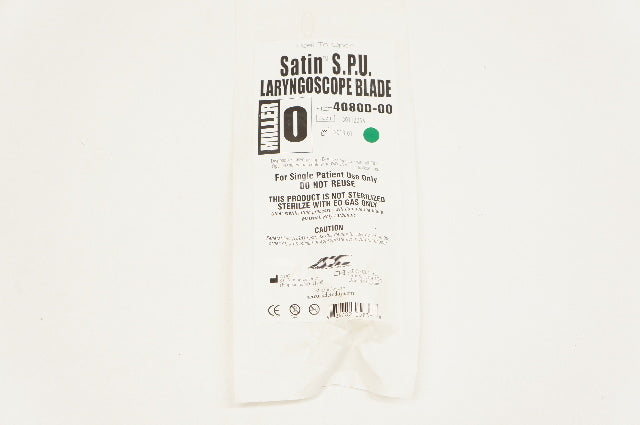 ADC 4080D-00 Satin S.P.U. Laryngoscope Blade, Miller 0