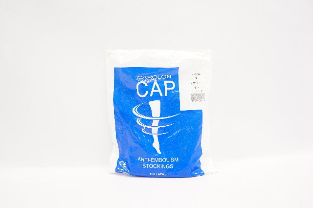 Carolon Cap 612 Anti-Embolism Stockings Thigh, Small Long
