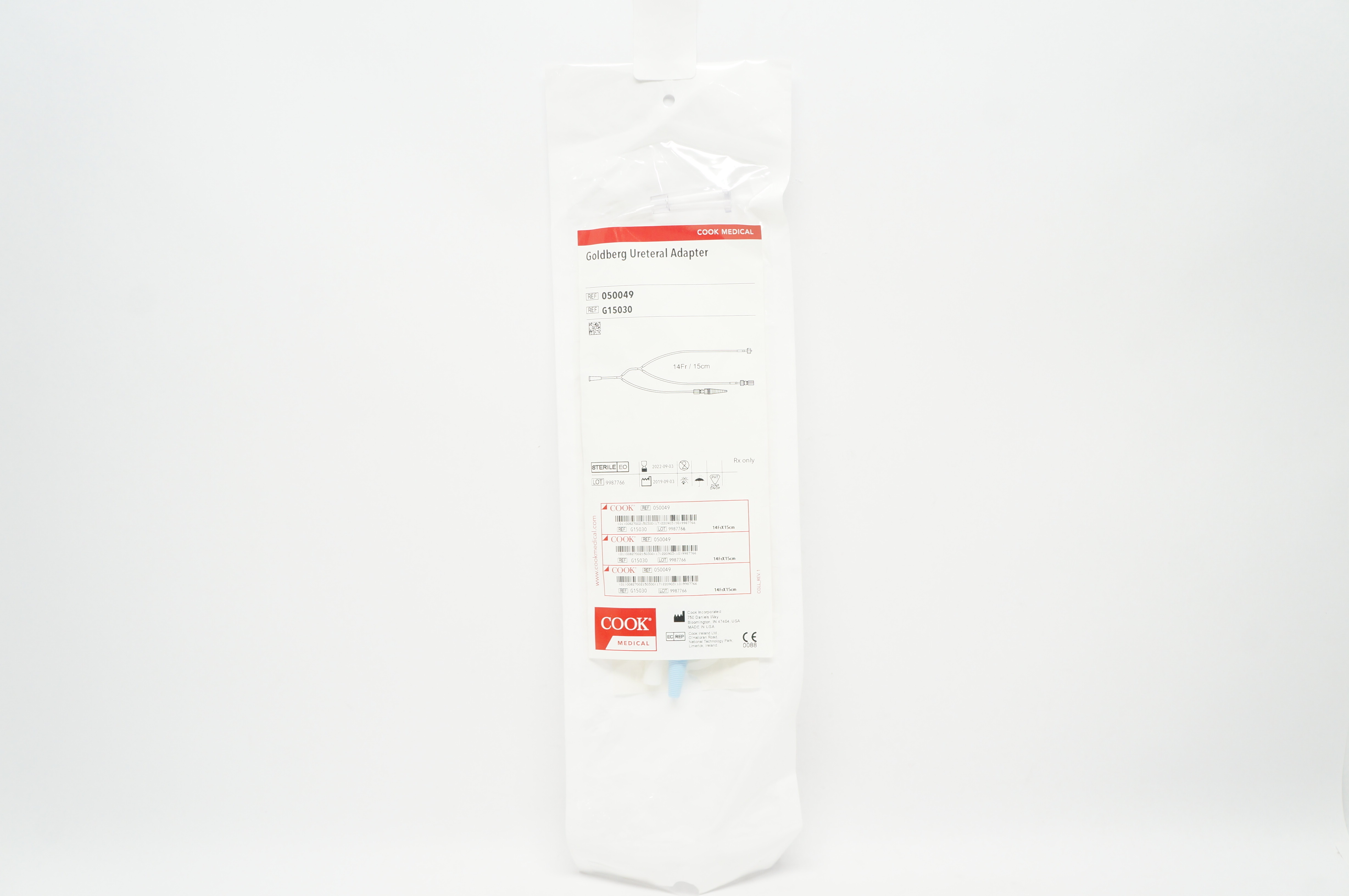Cook Medical G15030 Goldberg Ureteral Adapter 14Fr / 15cm