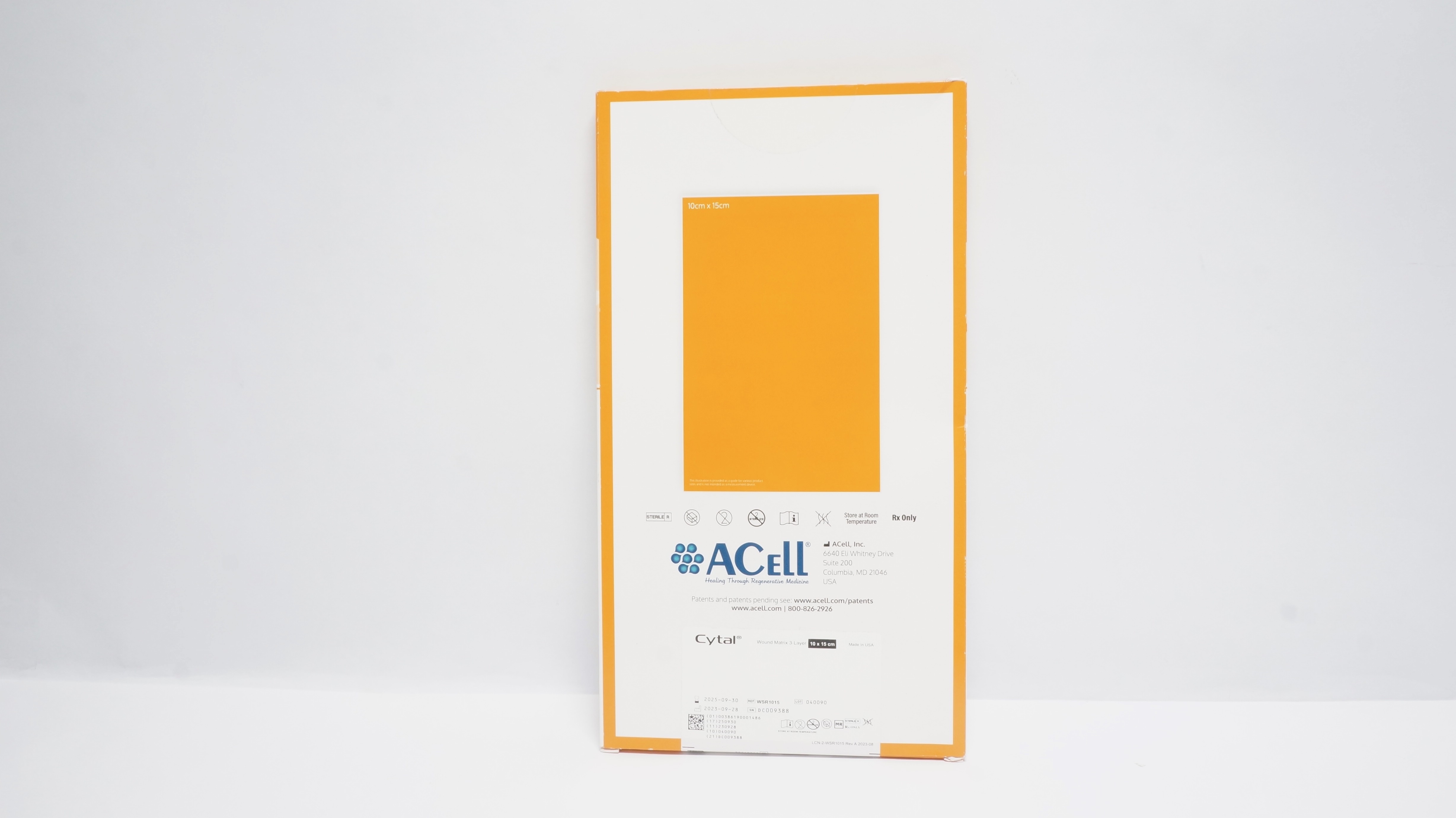 ACell WSR1015 Cytal Wound Matrix 3-Layer 10 x 15cm (x)