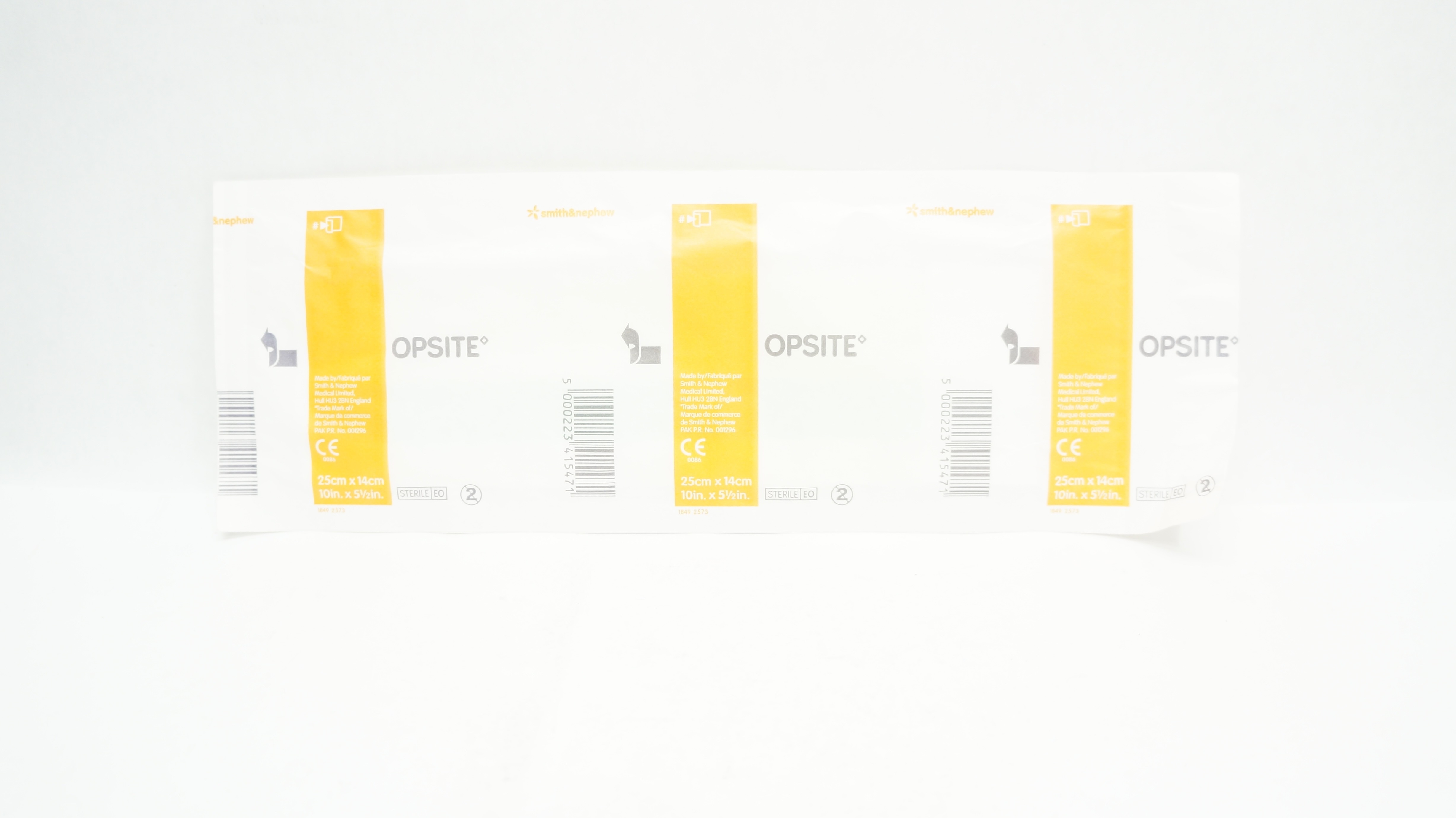 Smith&Nephew 4967 Opsite Transparent Dressing Film 5-1/2 x 10 inch (x)