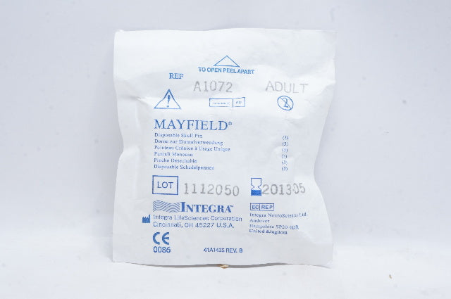 Integra A1072 MAYFIELD Disposable Skull Pin (x) - Pack of 3