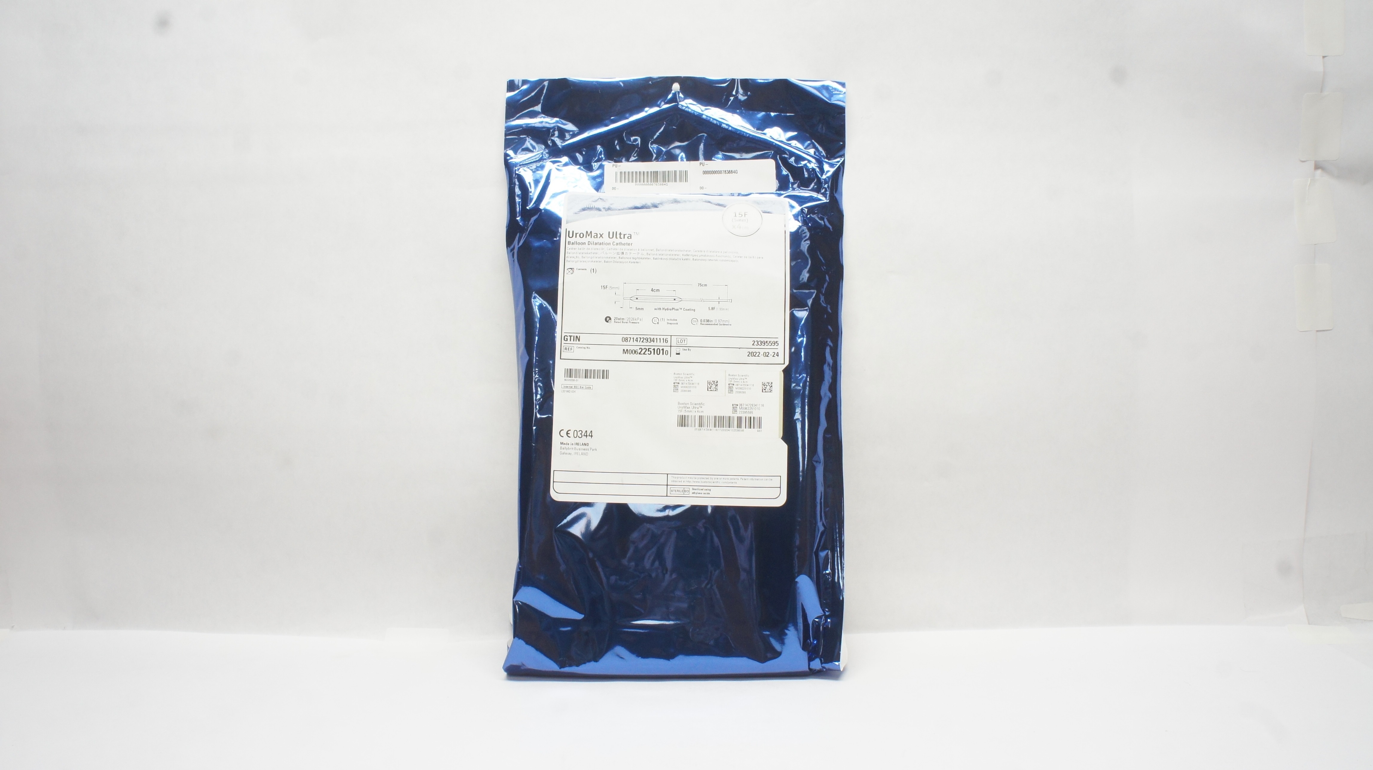 Boston Scientific 225101 UroMax Ultra Balloon Dilatation Cath. 15F x 4cm(x)