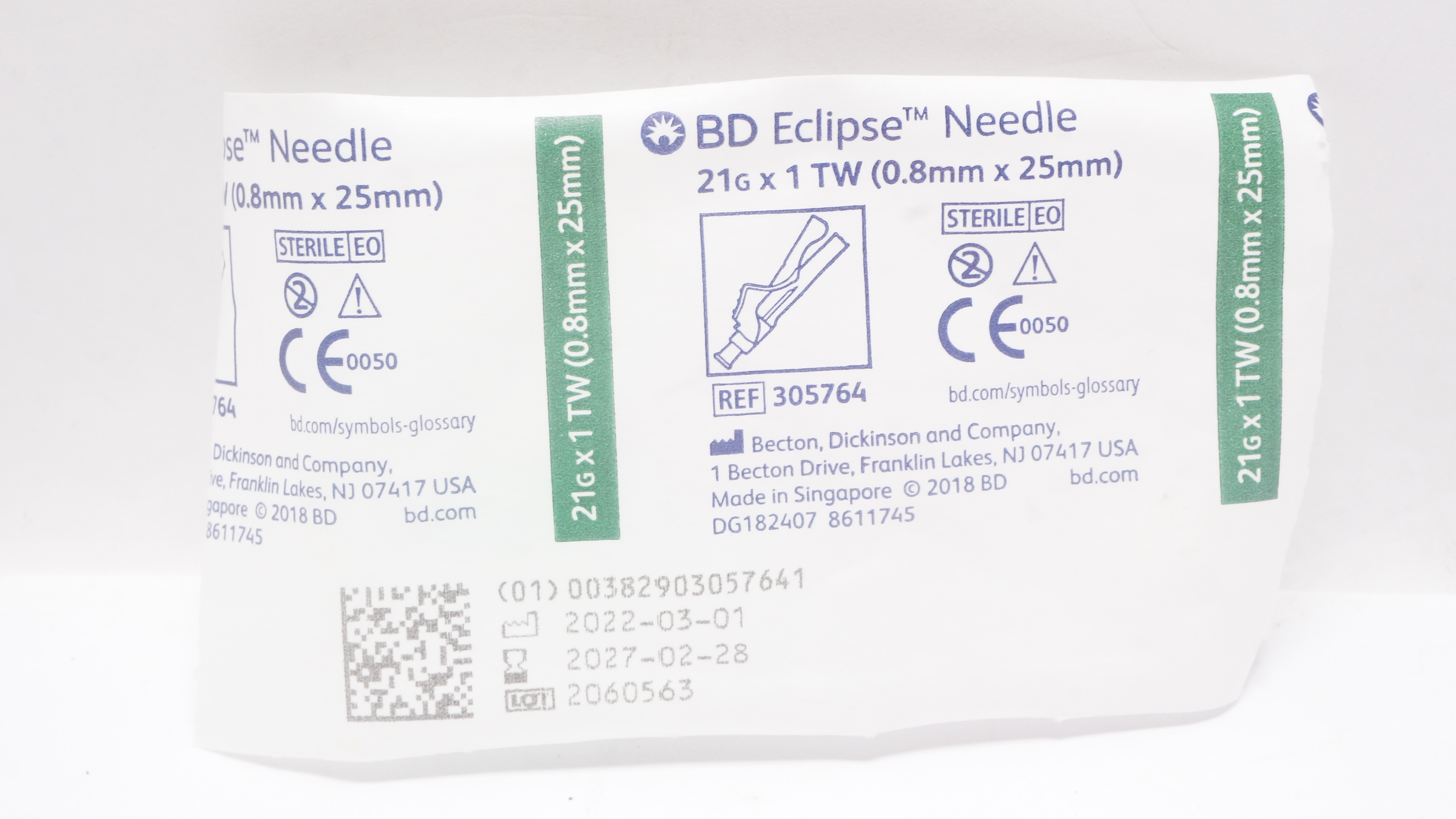 BD 305764 Eclipse Ndle 21G x 1TW