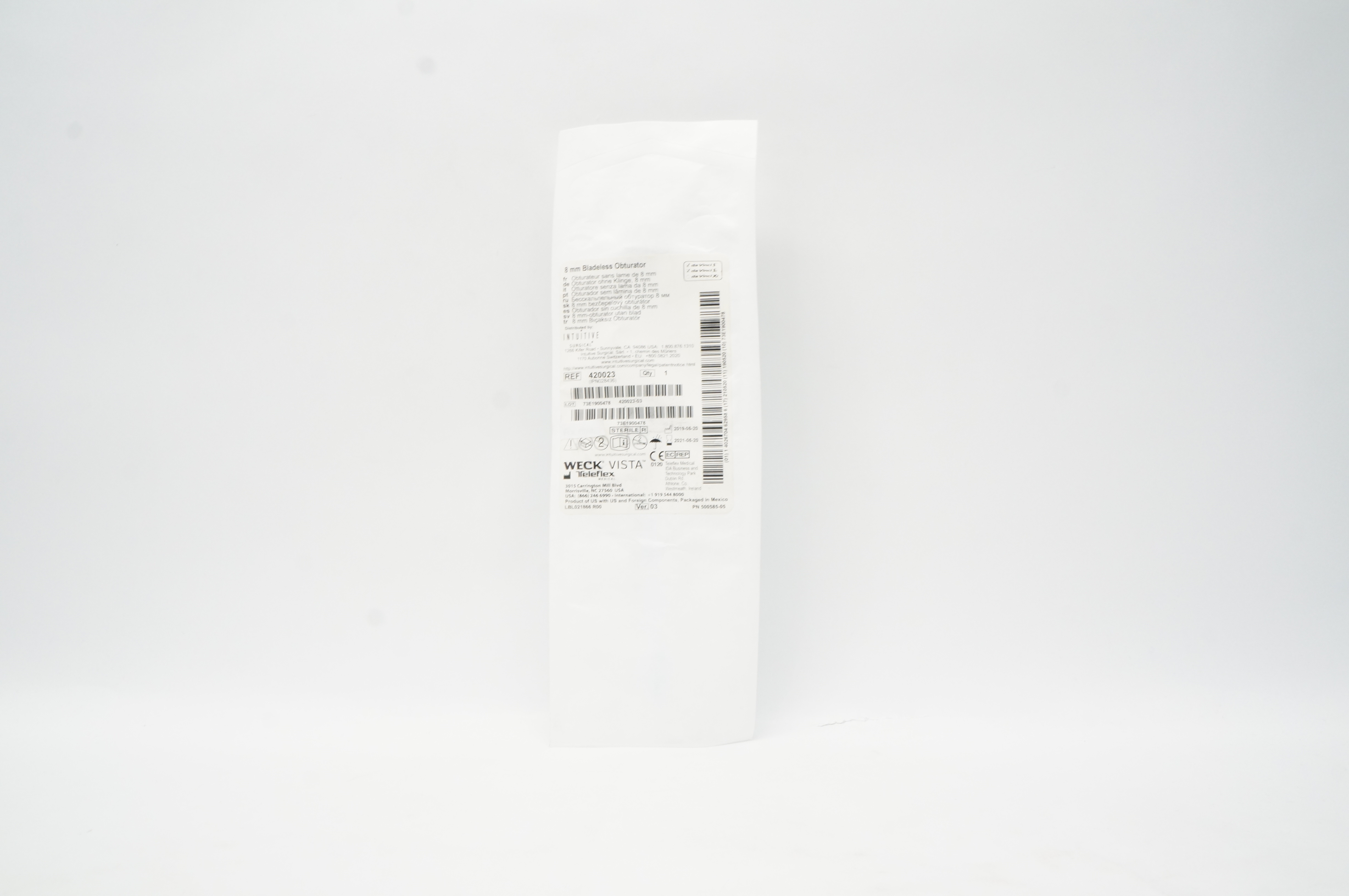 Teleflex 420023 Weck Vista Bladeless Obturator 8mm (x)