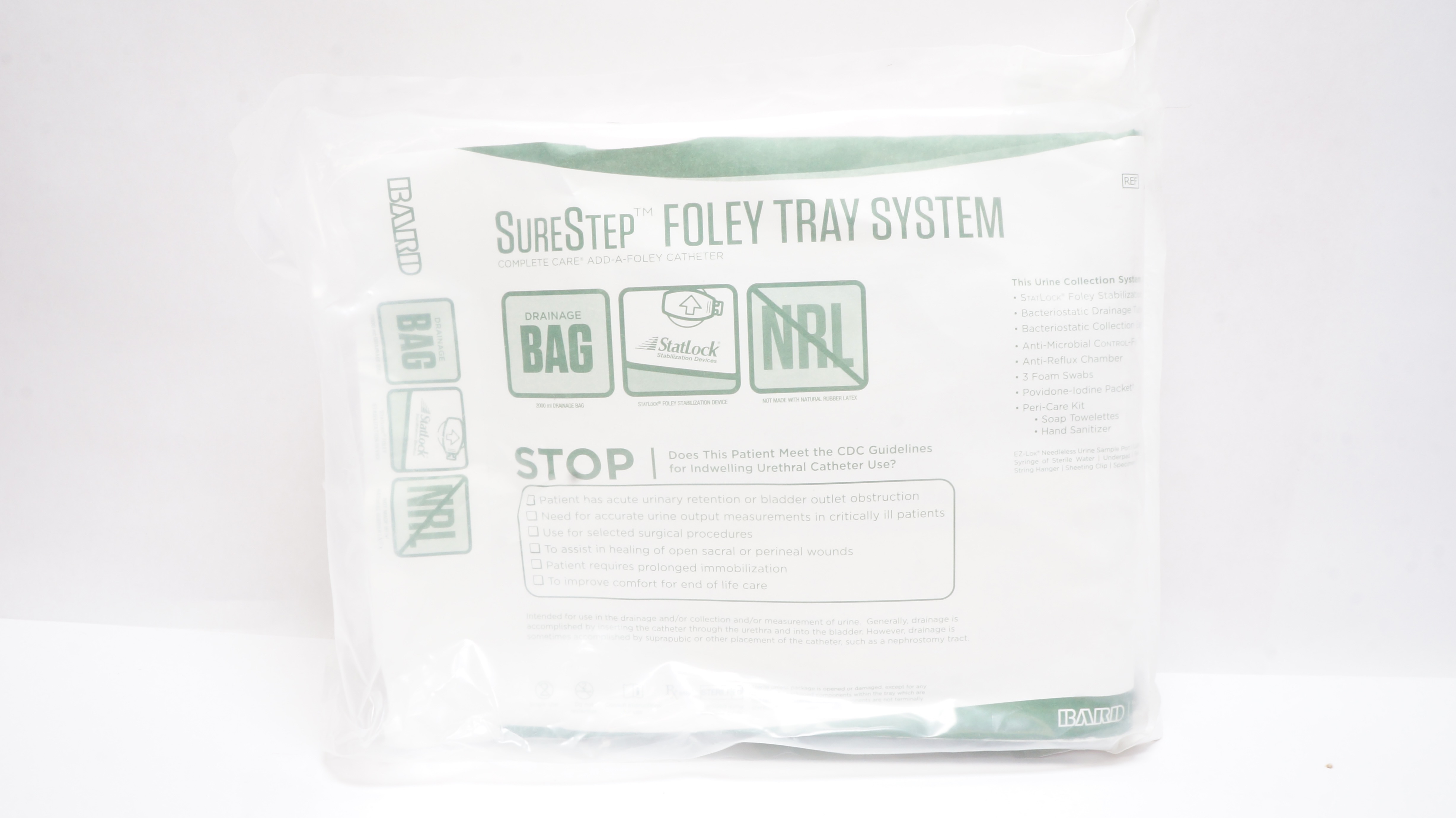 Bard A399400A SureStep Foley Tray System Drainage Bag (x)