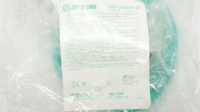 Salter Labs 16SOFT-HF-25 Nasal Cannula Adult High Flow 25Ft, 0 to 15LPM Non DEHP
