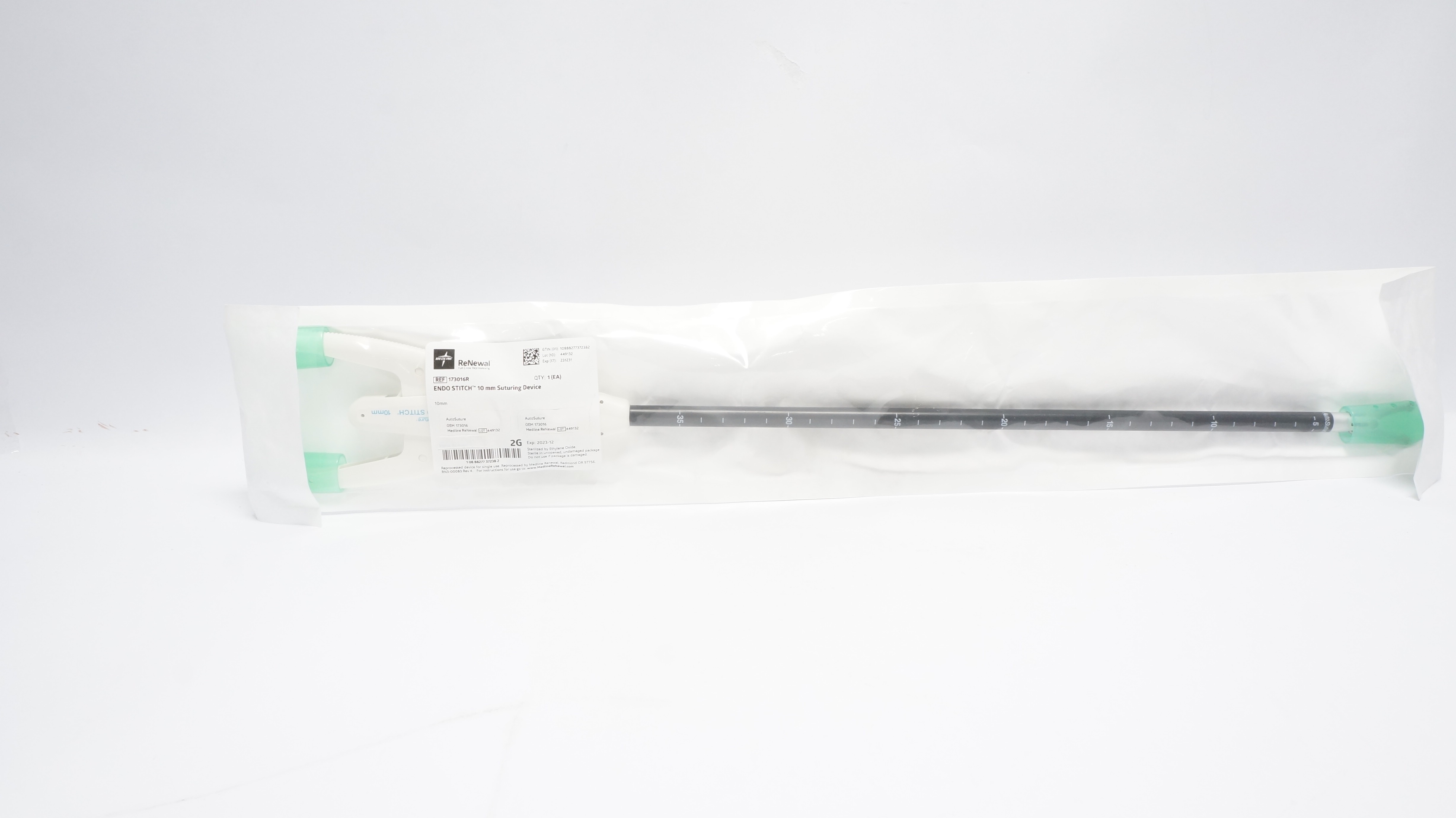 Medline 173016R ReNewal ENDO STITCH 10mm Suturing Device (x)