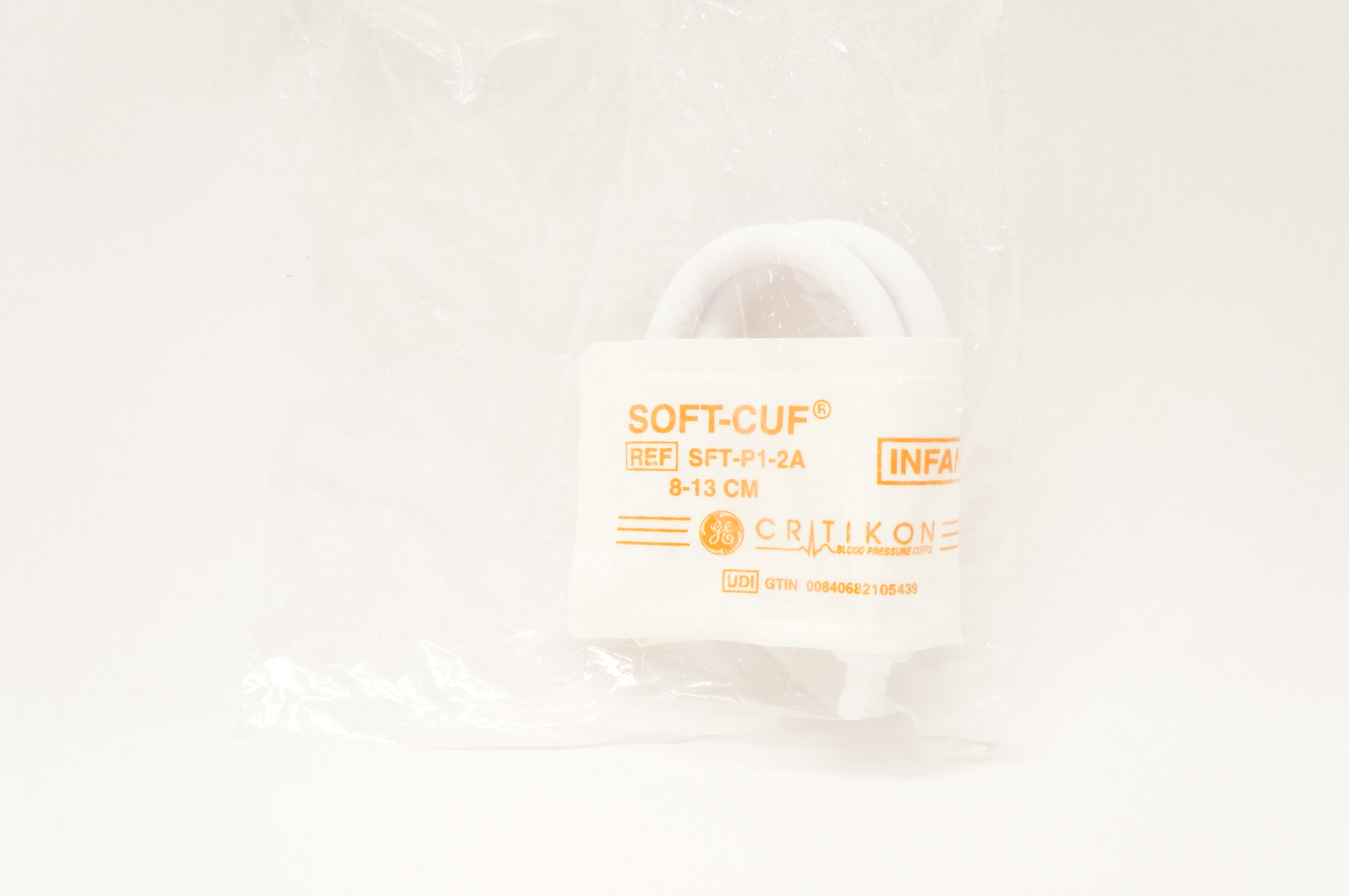 GE SFT-P1-2A Critikon Soft-Cuf Blood Pressure Cuffs 8-13cm, Infant
