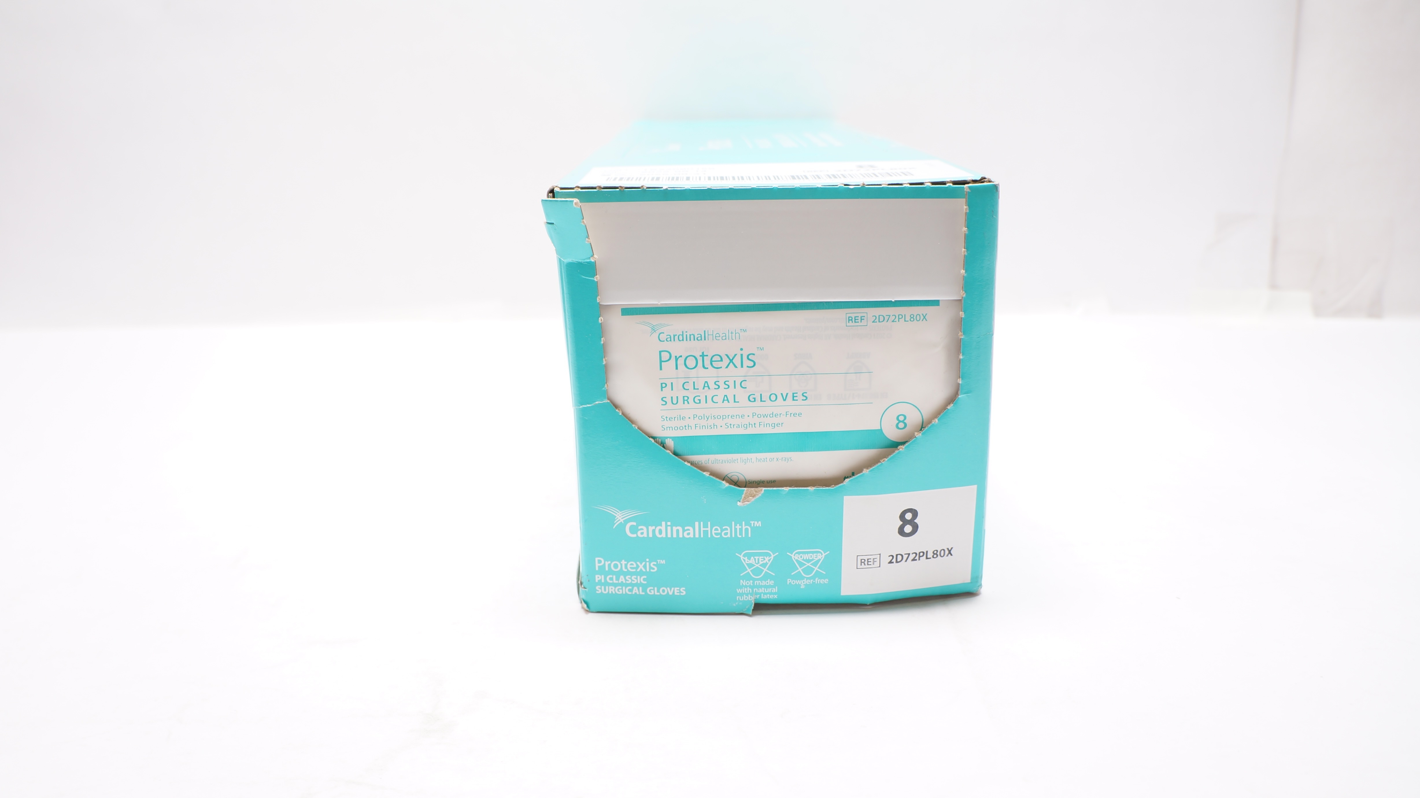 Cardinal Health 2D72PL80X Protexis PI Classic Surgical Gloves - Box of 50
