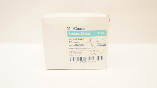 MediChoice BA5090 Berman Airway 90mm - Box of 10