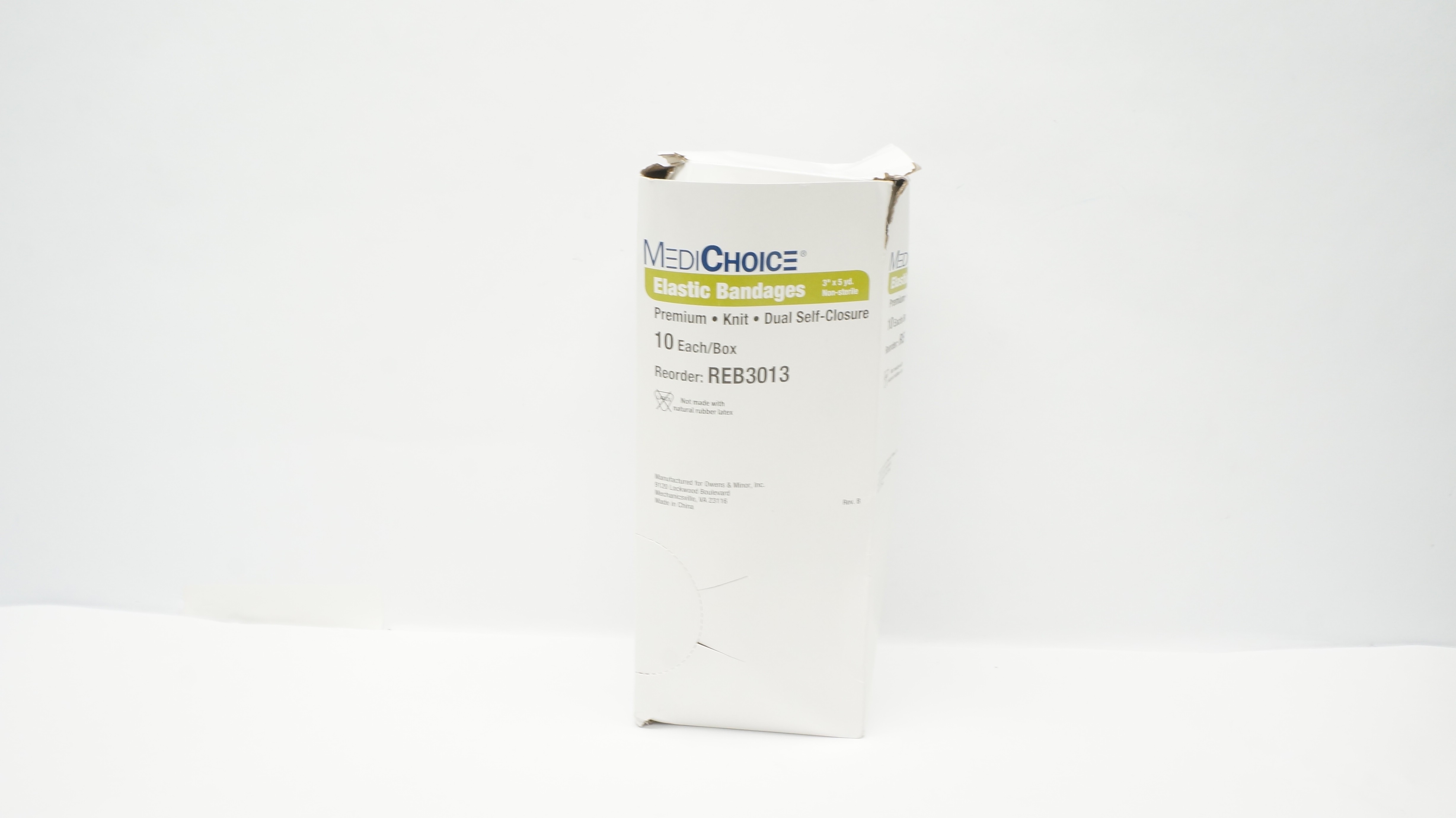 MediChoice REB3013 Elastic Bandages 3In x 5yd. Non-Sterile - Box of 6
