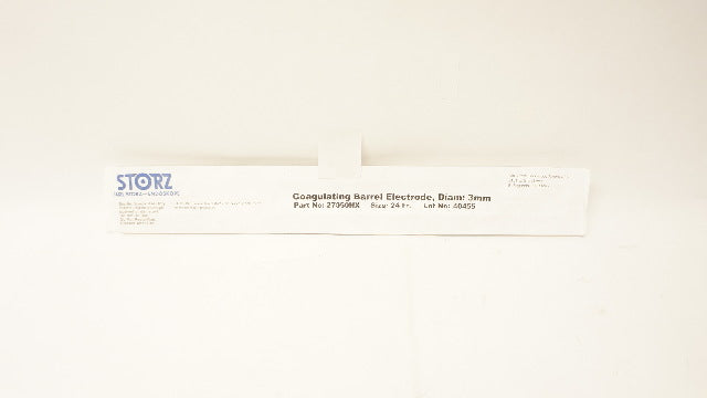 Karl Storz 27050NX  Coagulating Barrel Electrode, Diam: 3mm, Size: 24Fr.